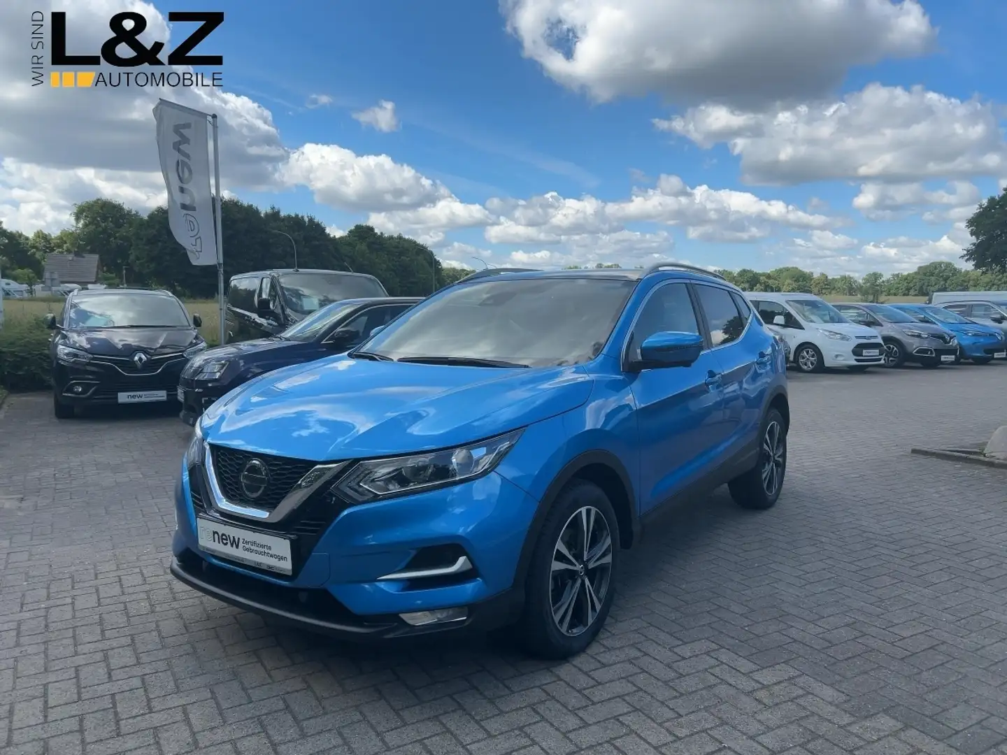 Nissan Qashqai 1.3 DIG-T DCT *Automatik,SHZ,GJR* Bleu - 1