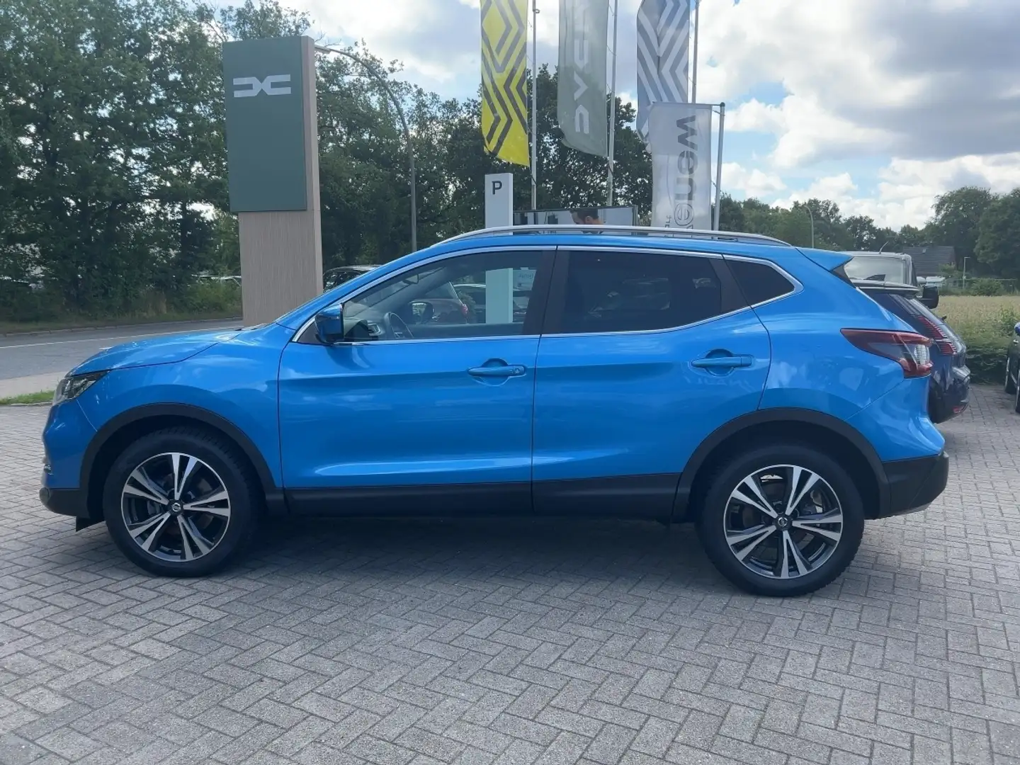 Nissan Qashqai 1.3 DIG-T Zama *Automatik,SHZ,GJR* Blauw - 2