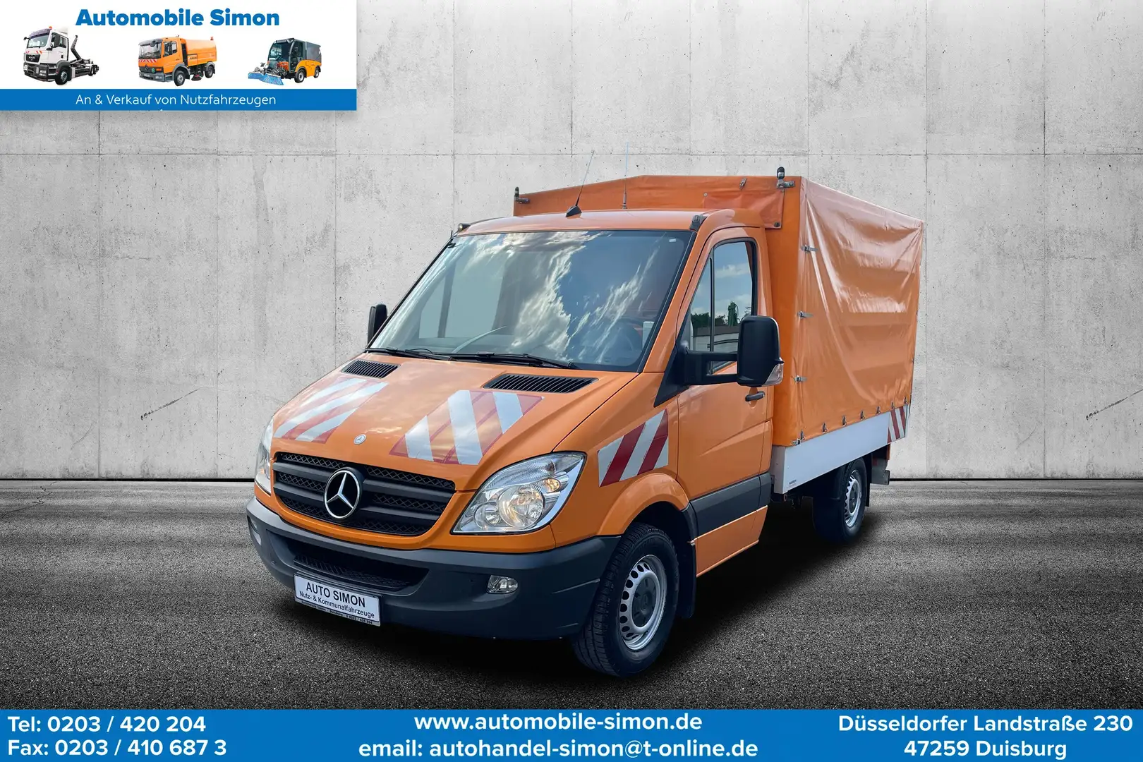 Mercedes-Benz Sprinter 316 CDI Pritsche *Klima+Euro5+1.Hand+Top* Oranje - 1