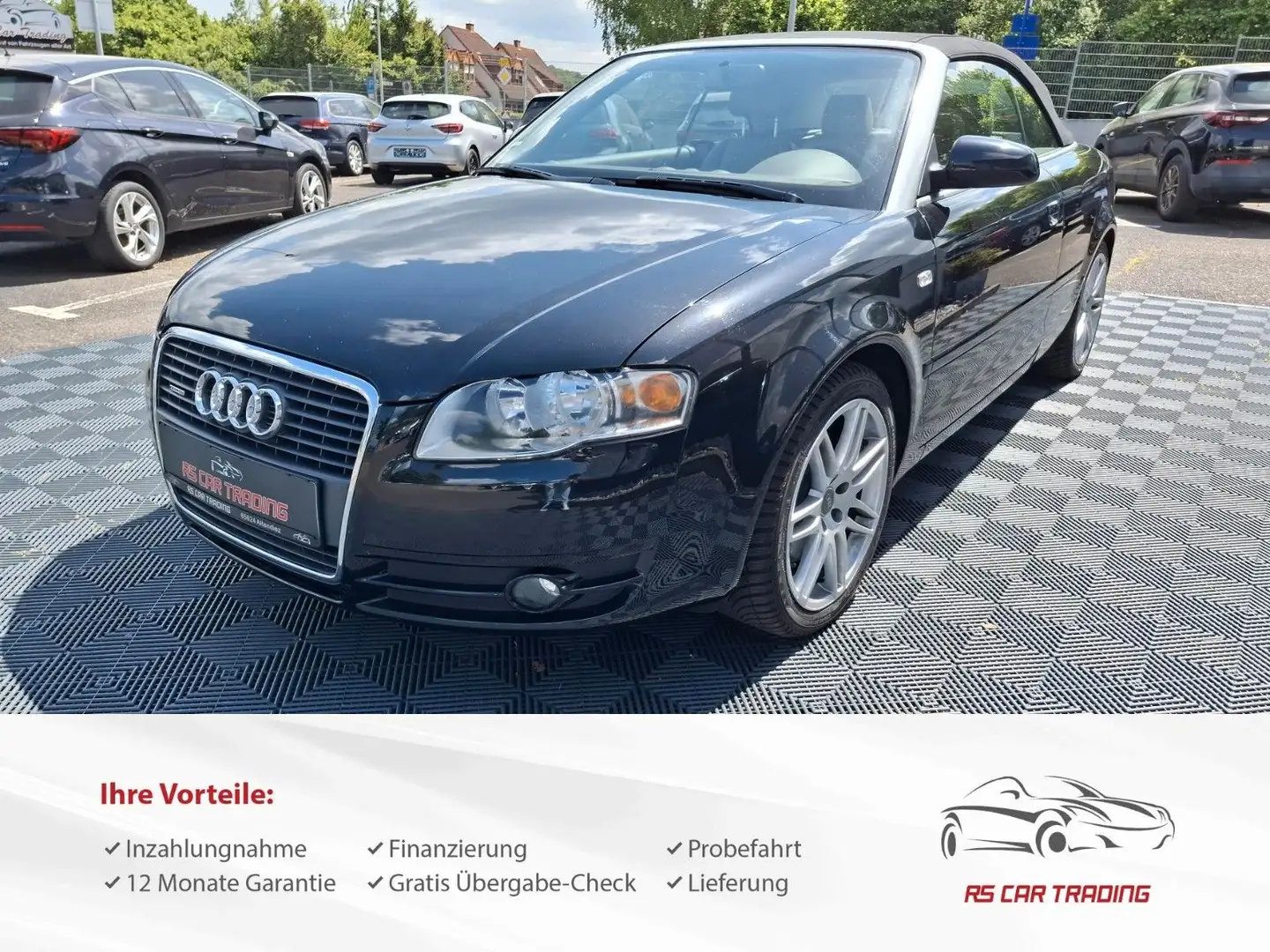 Audi A4 Cabriolet 3.2 FSI*Quattro*Leder*Tüv-Service* Noir - 2