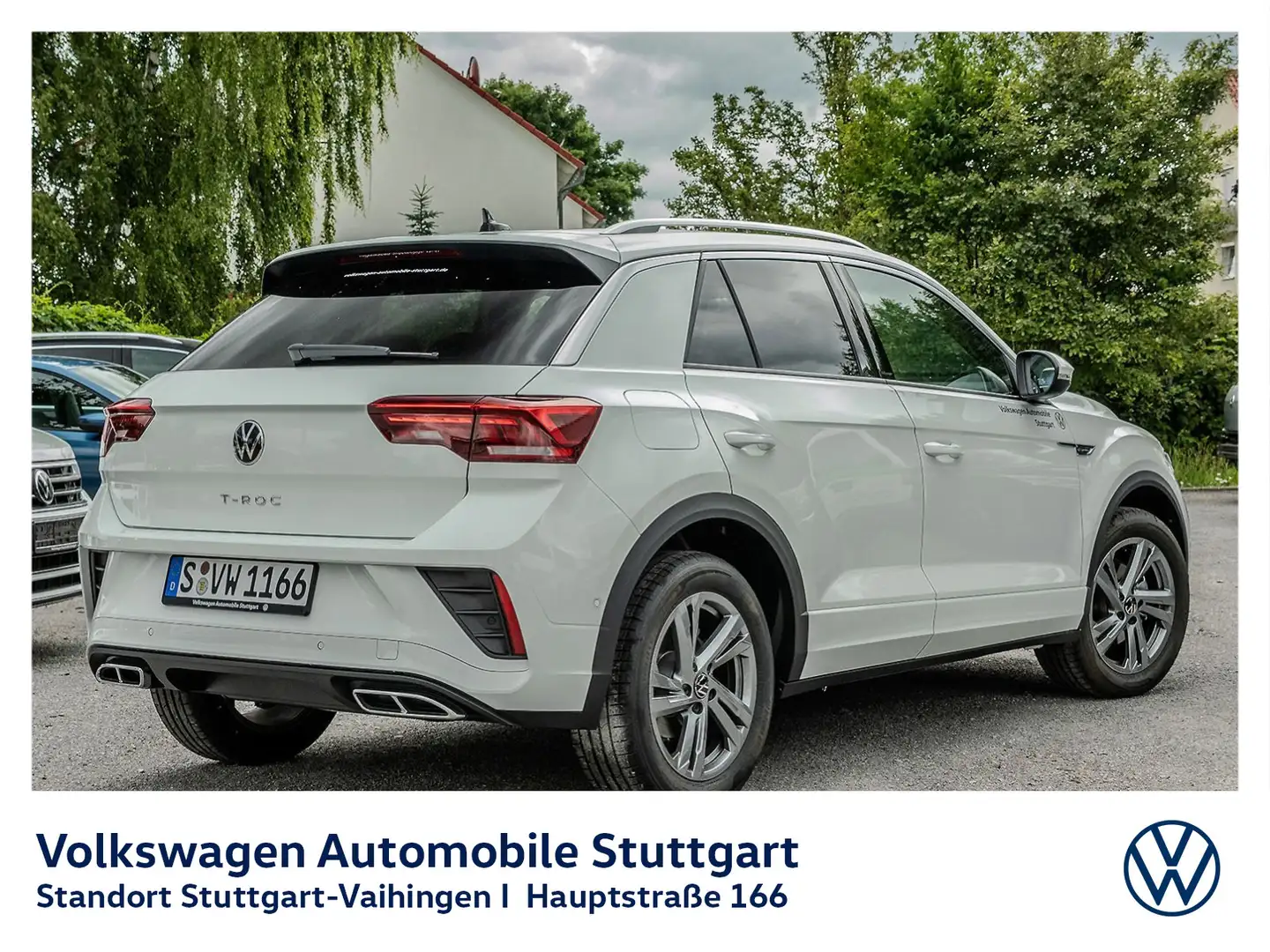 Volkswagen T-Roc R-Line 1.5 l TSI OPF 110 kW DSG LED Klima Weiß - 2