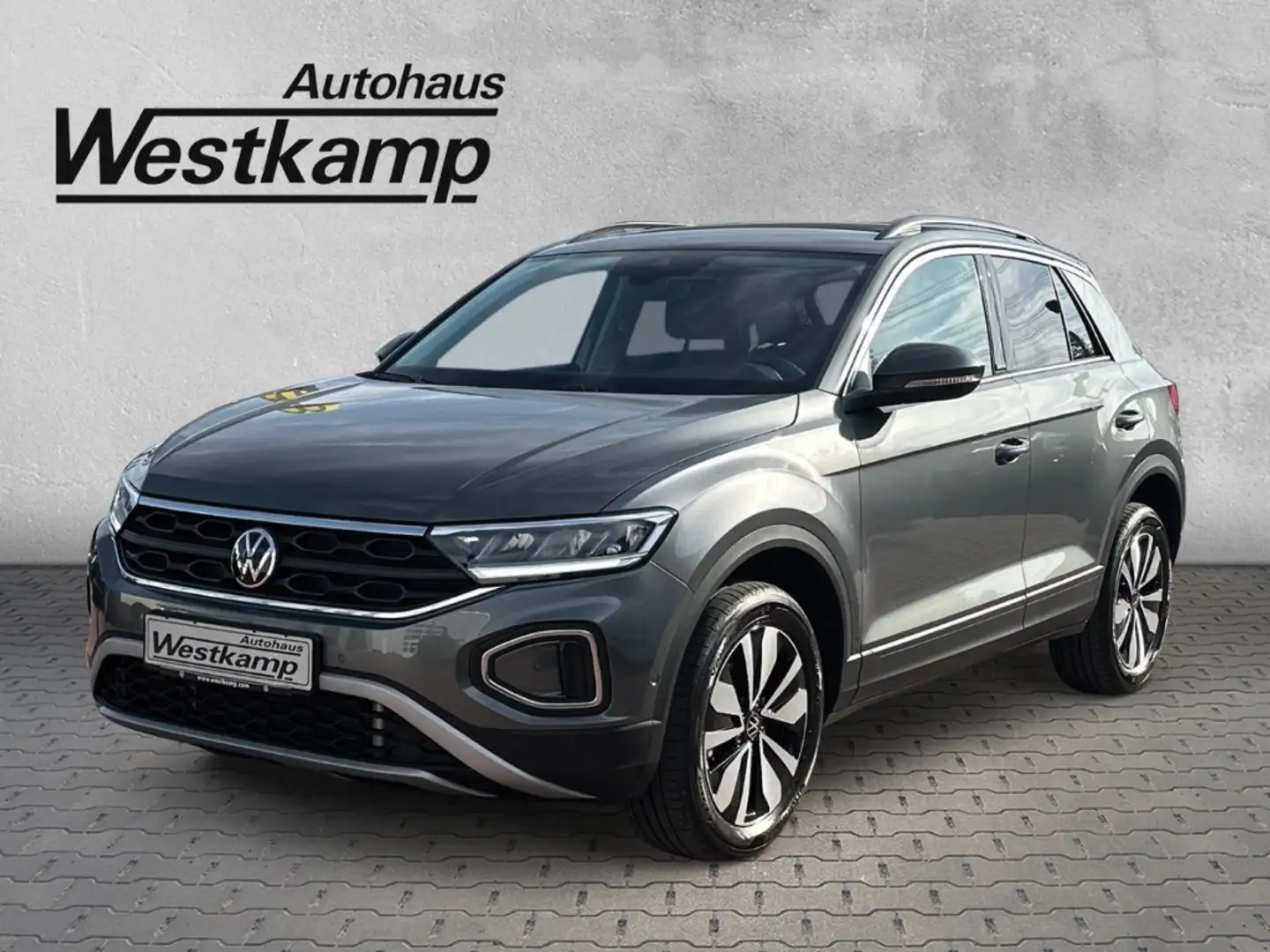 Volkswagen T-Roc Move 1,5 TSI DSG Anh.Kpl. Led Kamera Grau - 1