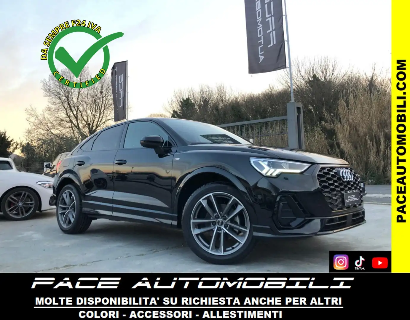 Audi Q3 35 S LINE SLINE S-LINE 19" SPORTBACK SPB BLACK Nero - 1
