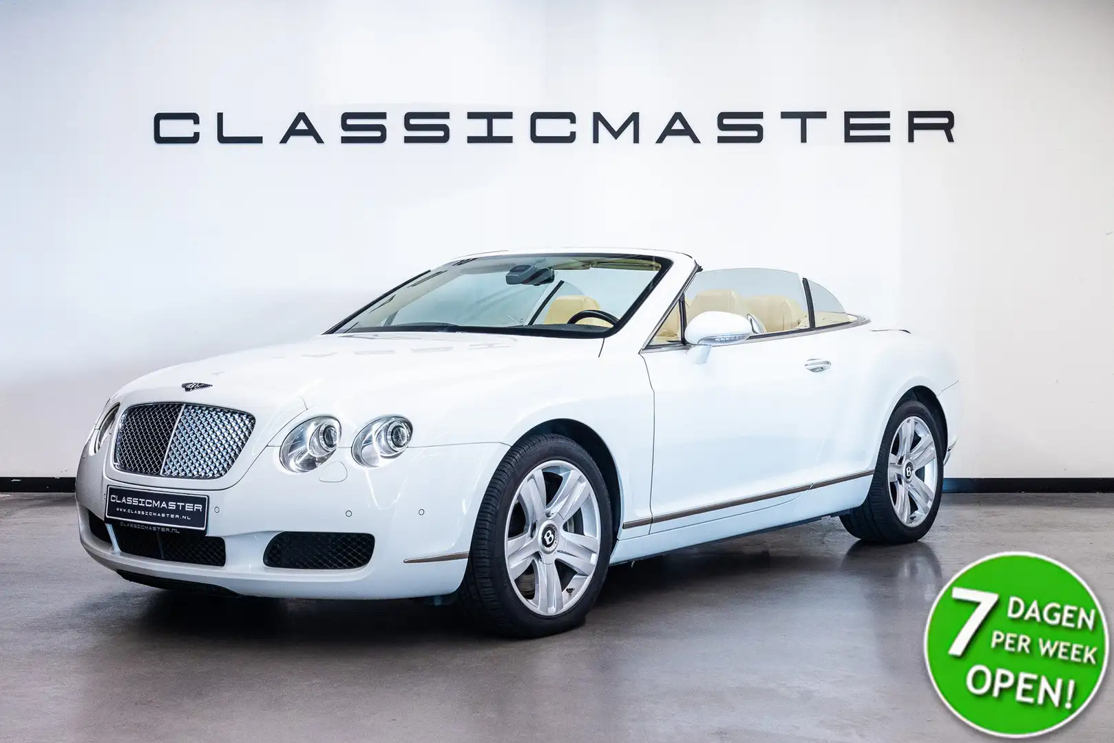 Bentley Continental GTC 6.0 W12 Btw auto, Fiscale waarde € 22.000,- (€ 53. Blanco - 1