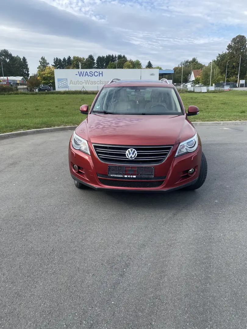 Volkswagen Tiguan Sport 2,0TFSI VOLLLEDER. ANHÄNGERKUPPLUNG Rot - 2