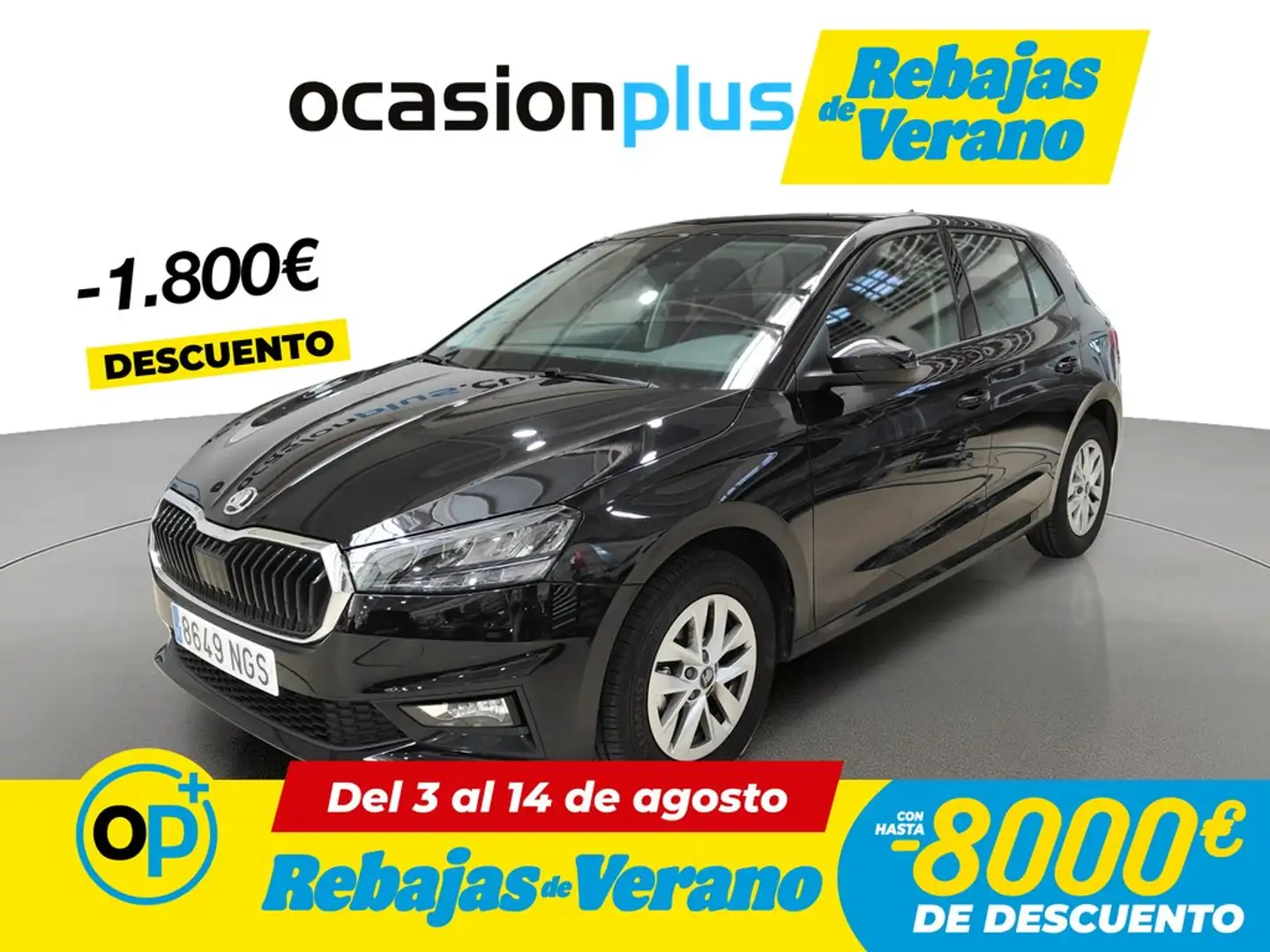 Skoda Fabia 1.0 TSI Go 70kW Negro - 1