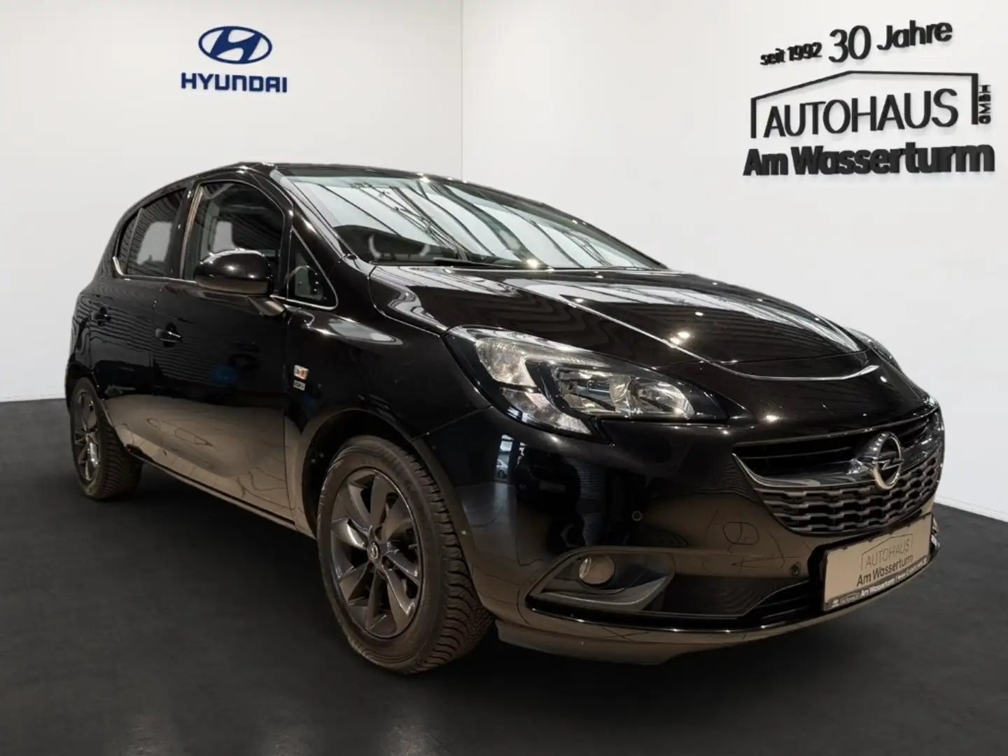 Opel Corsa E 1.4 120 Jahre Rückfahrkamera Sitzheizung Lenkrad Schwarz - 2