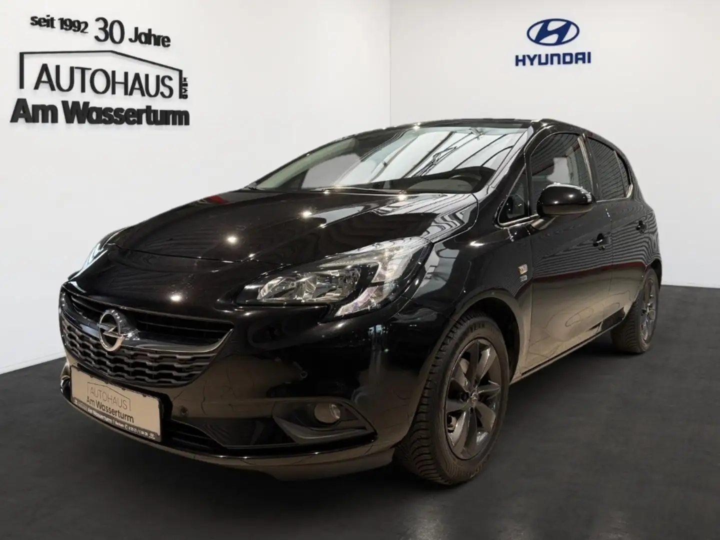 Opel Corsa E 1.4 120 Jahre Rückfahrkamera Sitzheizung Lenkrad Schwarz - 1
