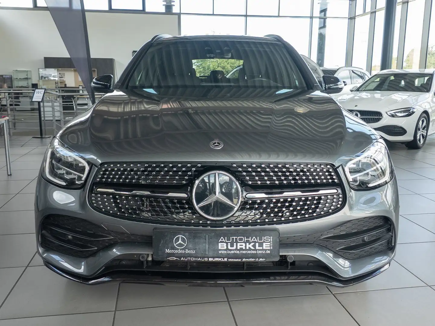 Mercedes-Benz GLC 200 AMG Line 4Matic AHK,LED,Night,19",Rükam Gris - 2