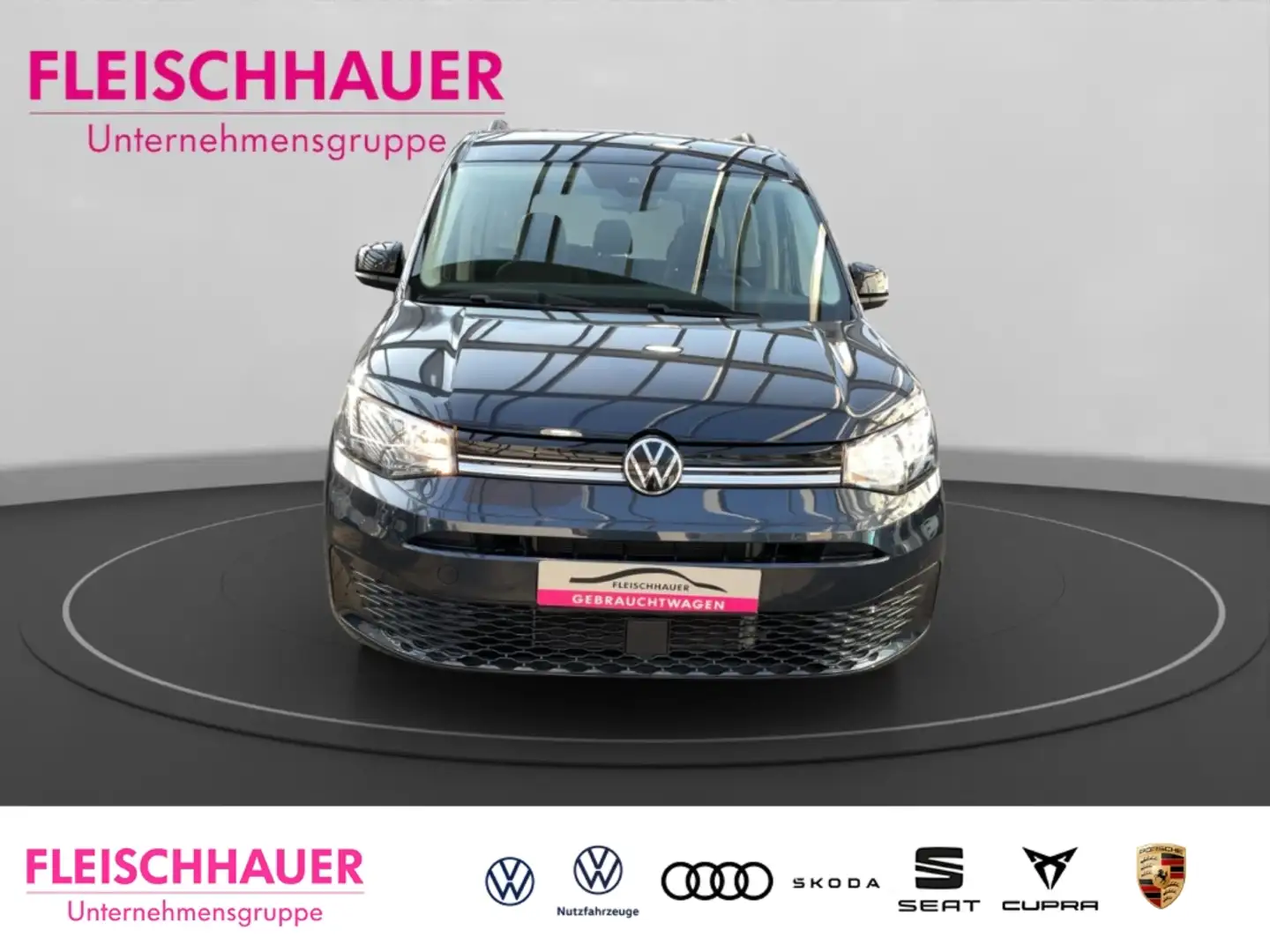 Volkswagen Caddy 2.0 TDI DSG 7 Sitzer Navi VC ACC Klima DAB SHZ Key Blau - 2