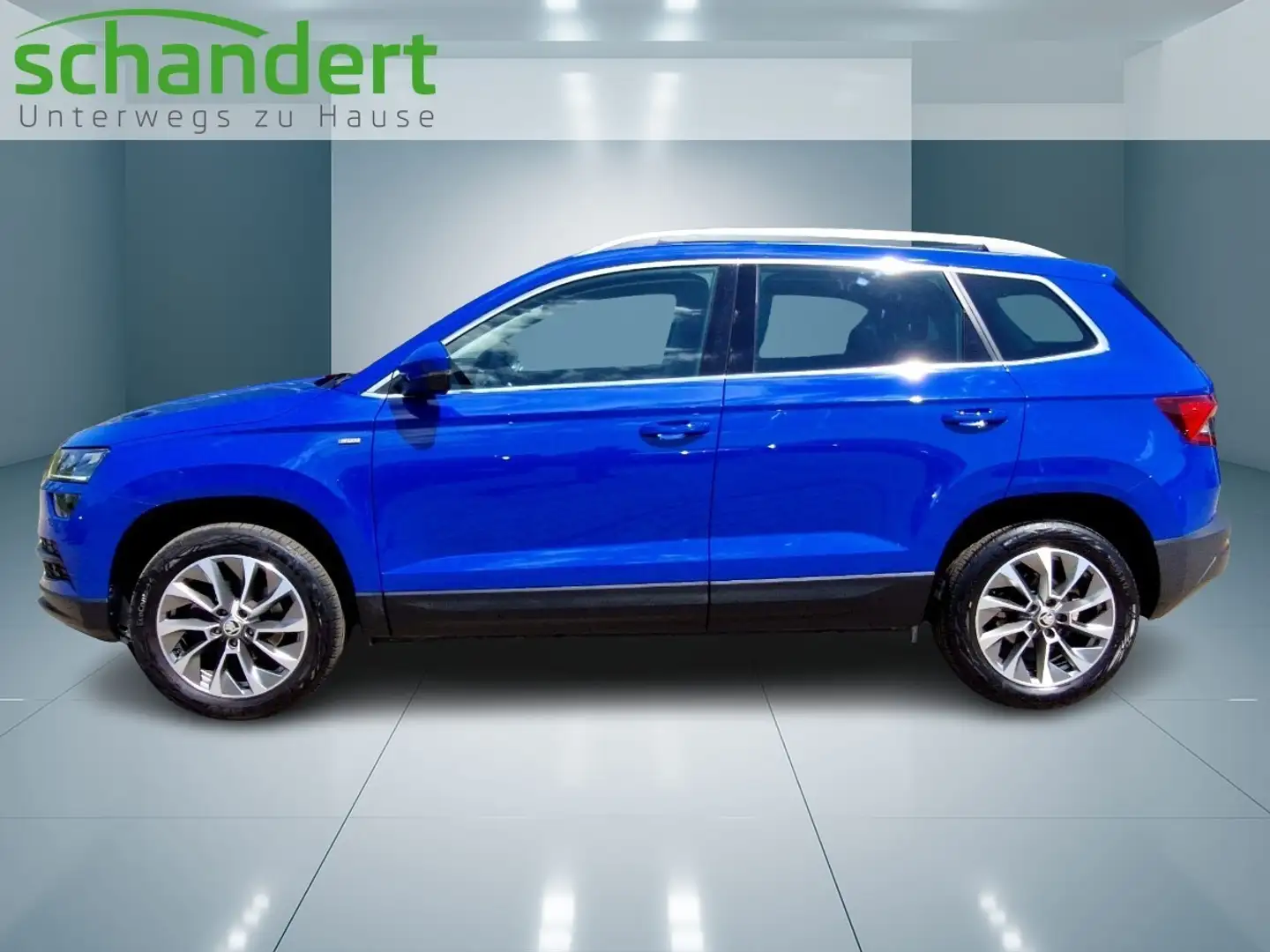 Skoda Karoq 1.5 TSI Clever DSG LED Navi PDC Klimaautomatik Blau - 2