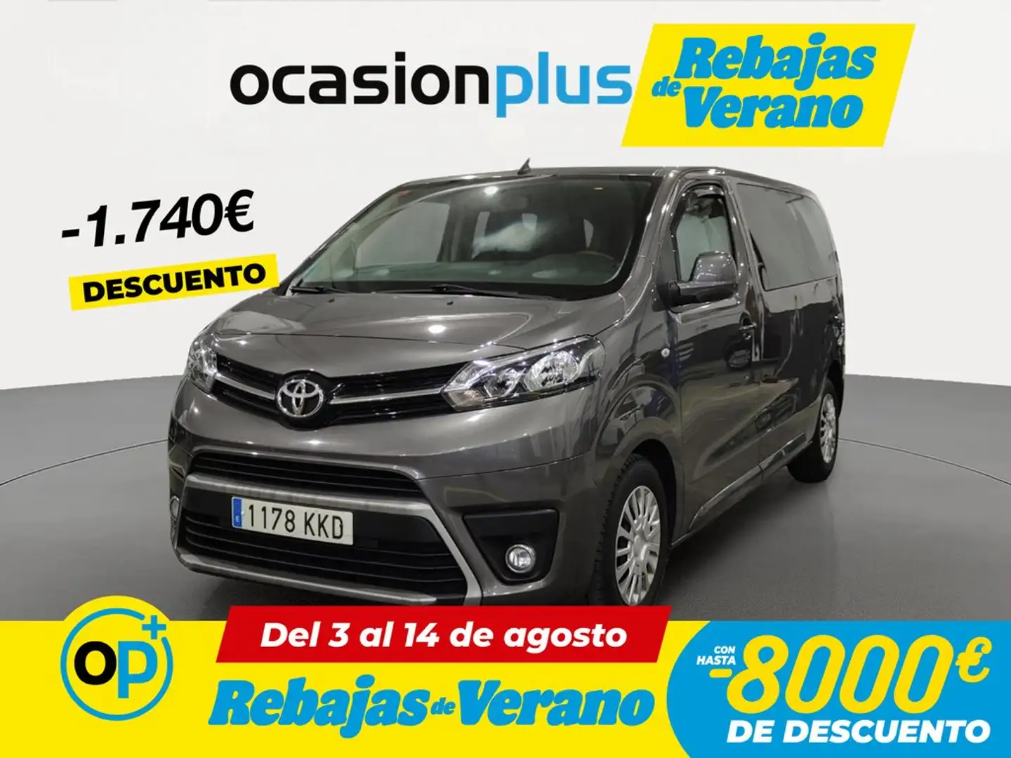 Toyota Proace Verso Combi Medio 2.0D 6pl. 150 Gris - 1