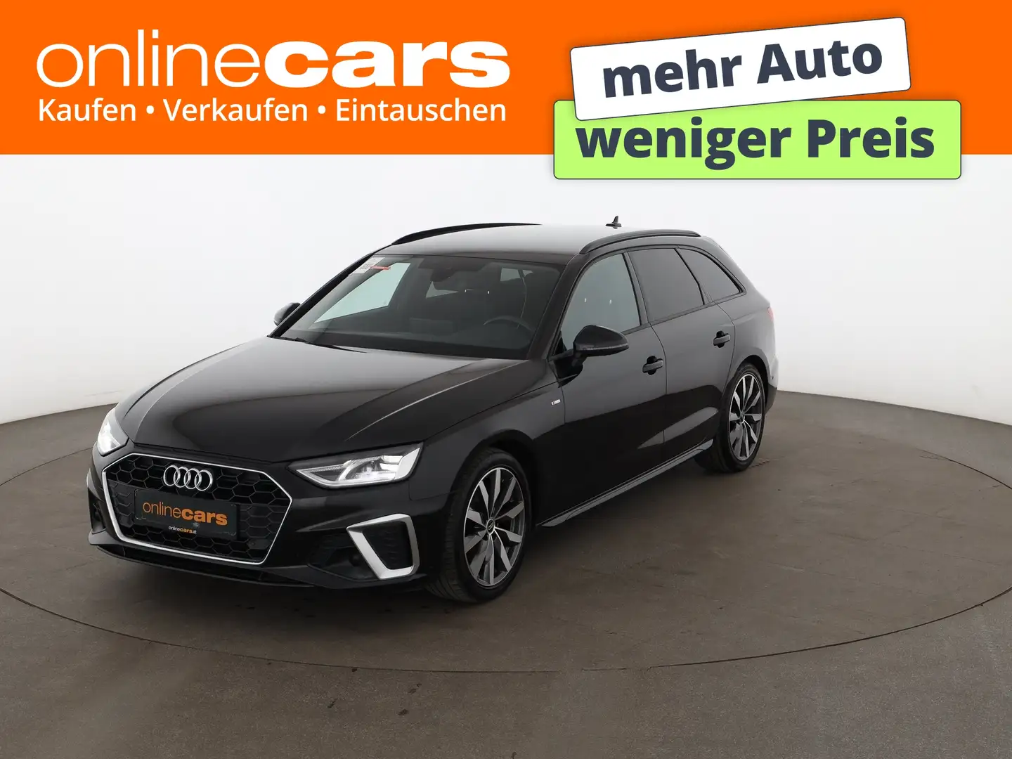 Audi A4 Avant 35 TDI S-Line Aut LED 360-CAM RADAR NAVI Schwarz - 1