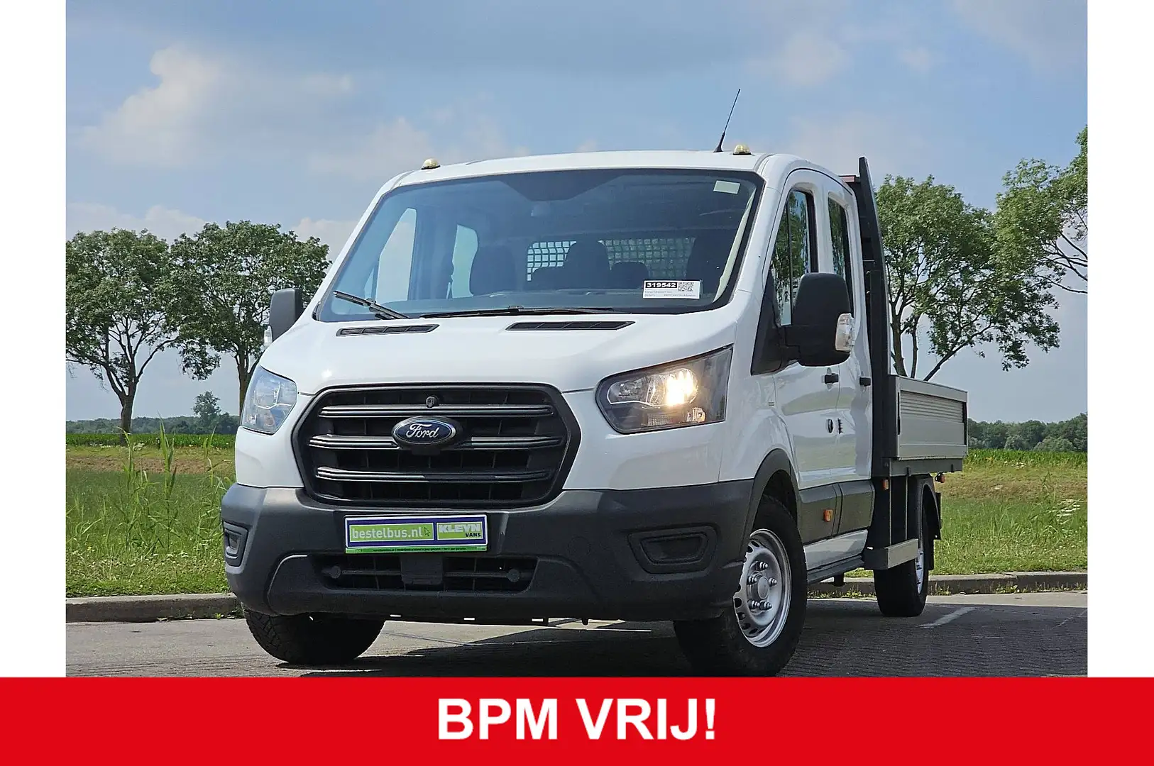 Ford Transit 350 L3H1 Dc Trekhaak Airco Wit - 2