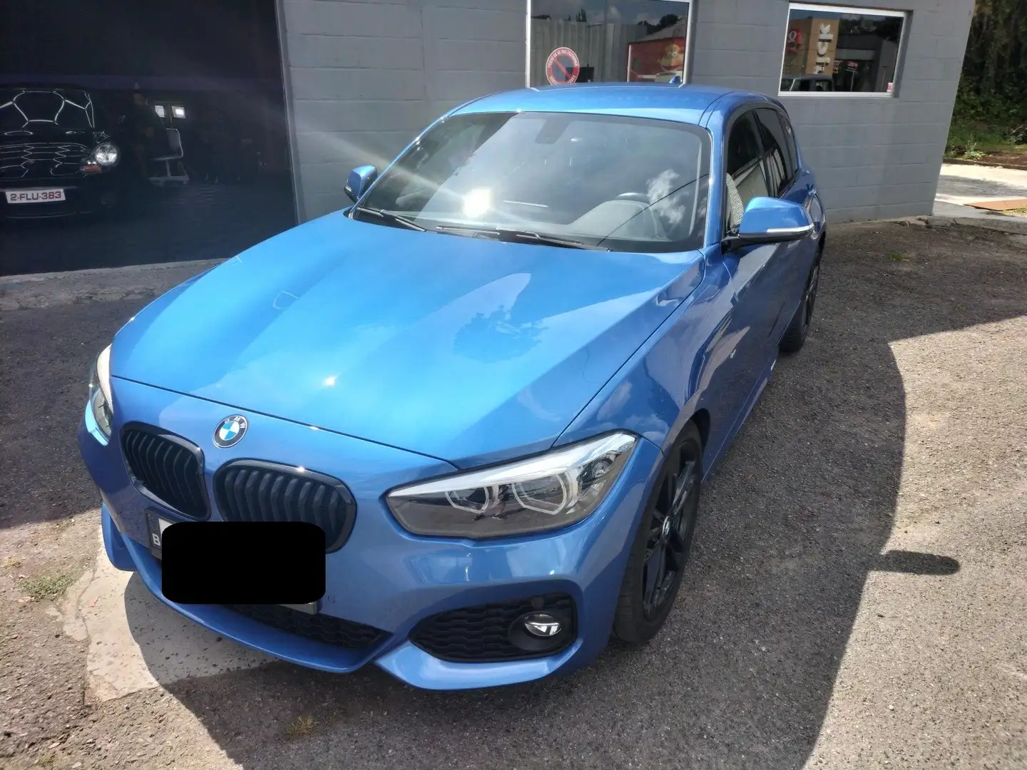 BMW 118 118i MSPORT shadow Bleu - 2