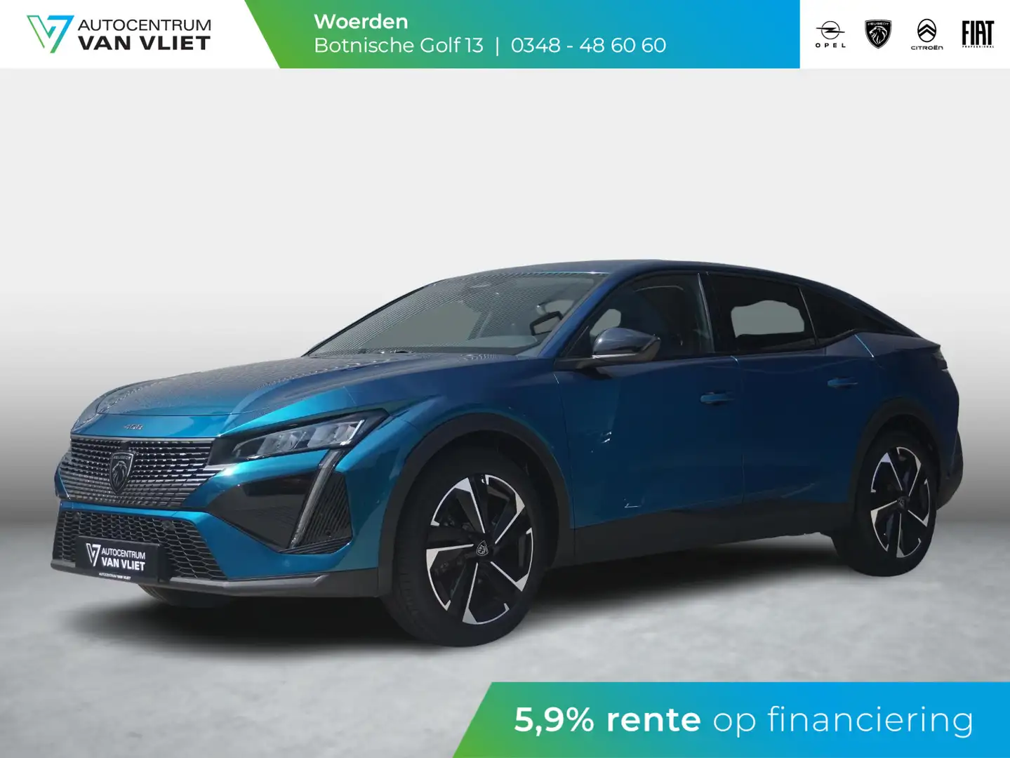 Peugeot 408 1.2 TURBO Allure Pack 130 EAT8 Blau - 1
