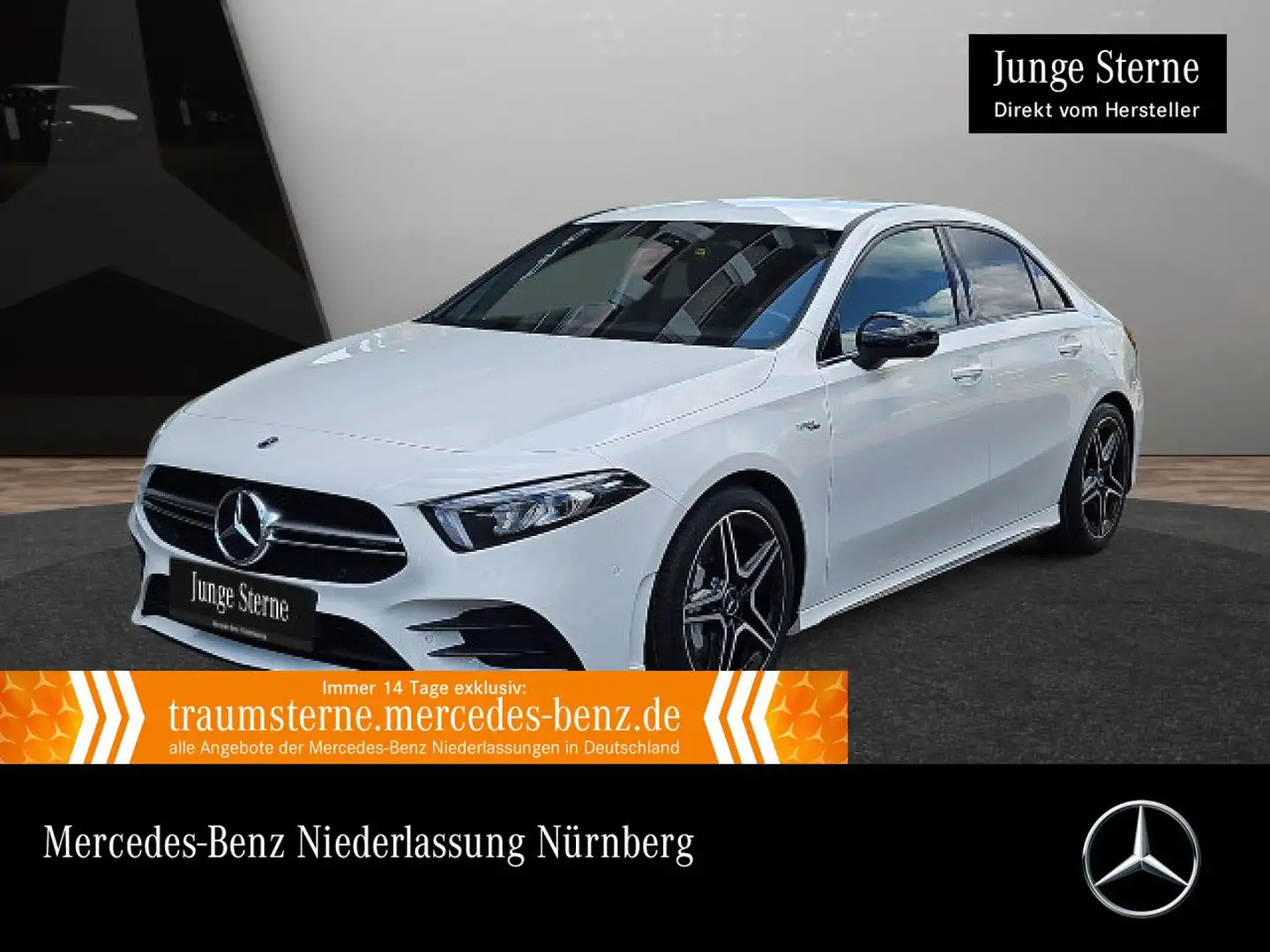 Mercedes-Benz A 35 AMG A 35 Lim 4M AMG+LED+KAMERA+7G Blanc - 1