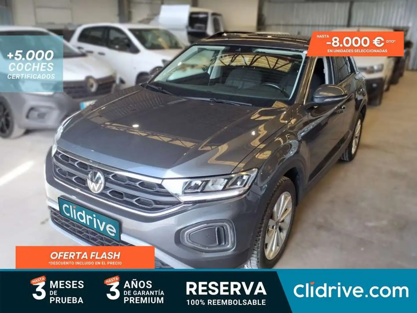 Volkswagen T-Roc 2.0TDI Life 85kW Gris - 1