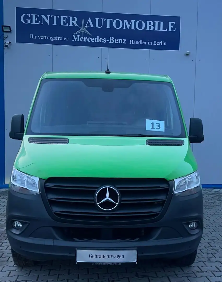 Mercedes-Benz Sprinter SPRINTER 317 LANG 9G-TRONIC TOTWINKEL 360°KAMERA Grün - 2