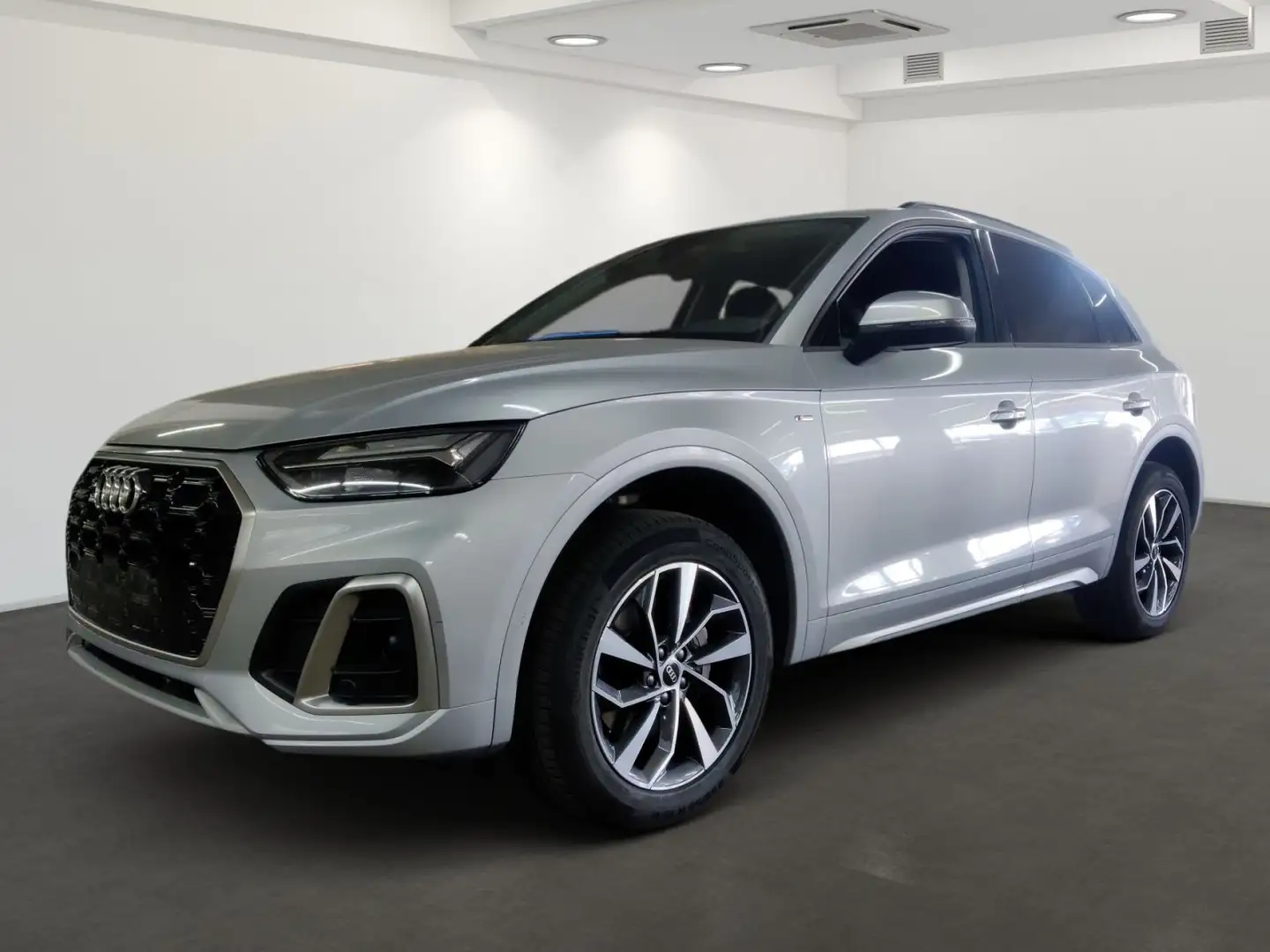 Audi Q5 40 TDI quattro s-line Busi+TourPaket AHK Gümüş rengi - 2