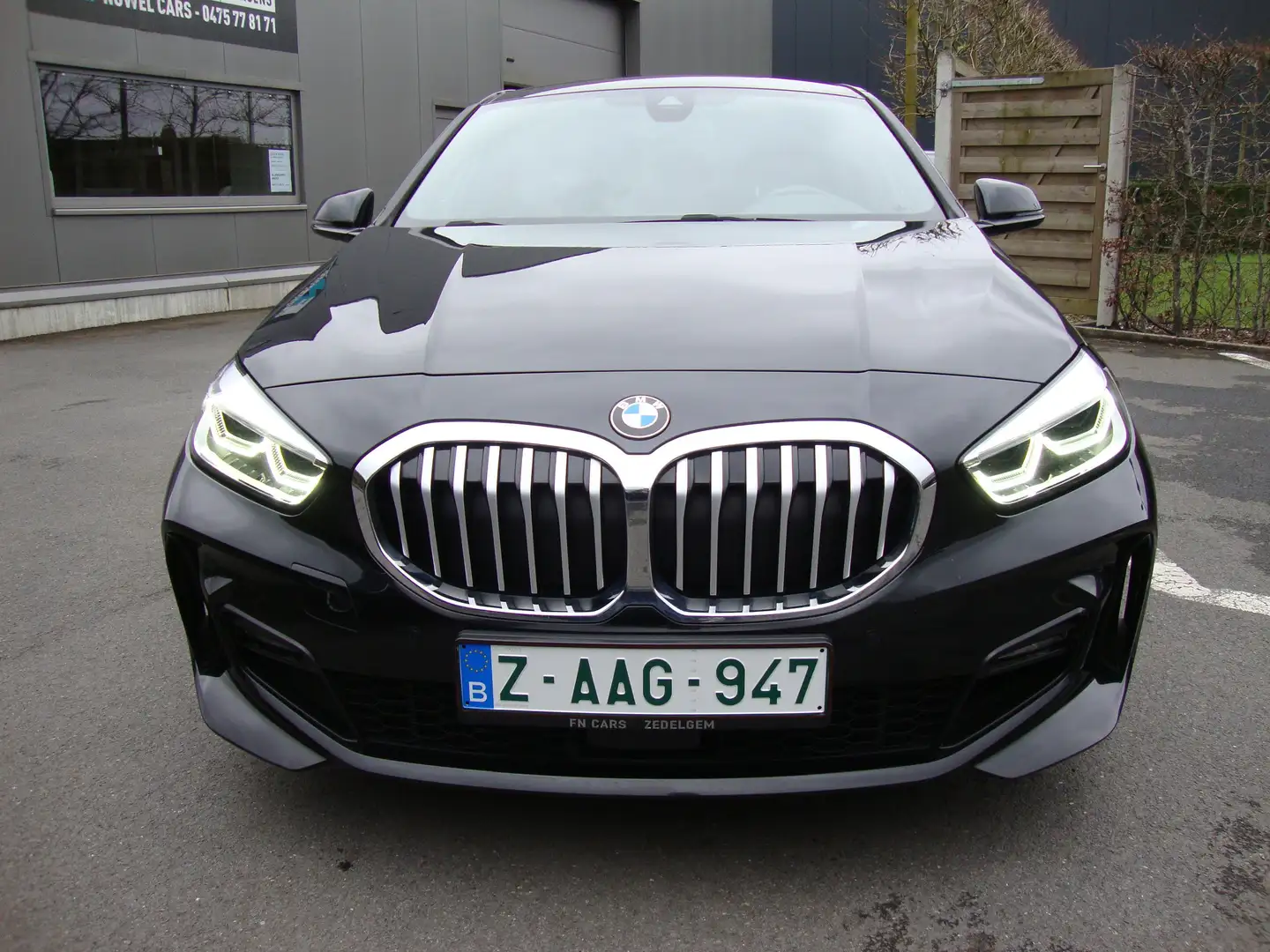 BMW 118 i, aut, M-sportpakket, leder, gps, 2020, btw incl Zwart - 2