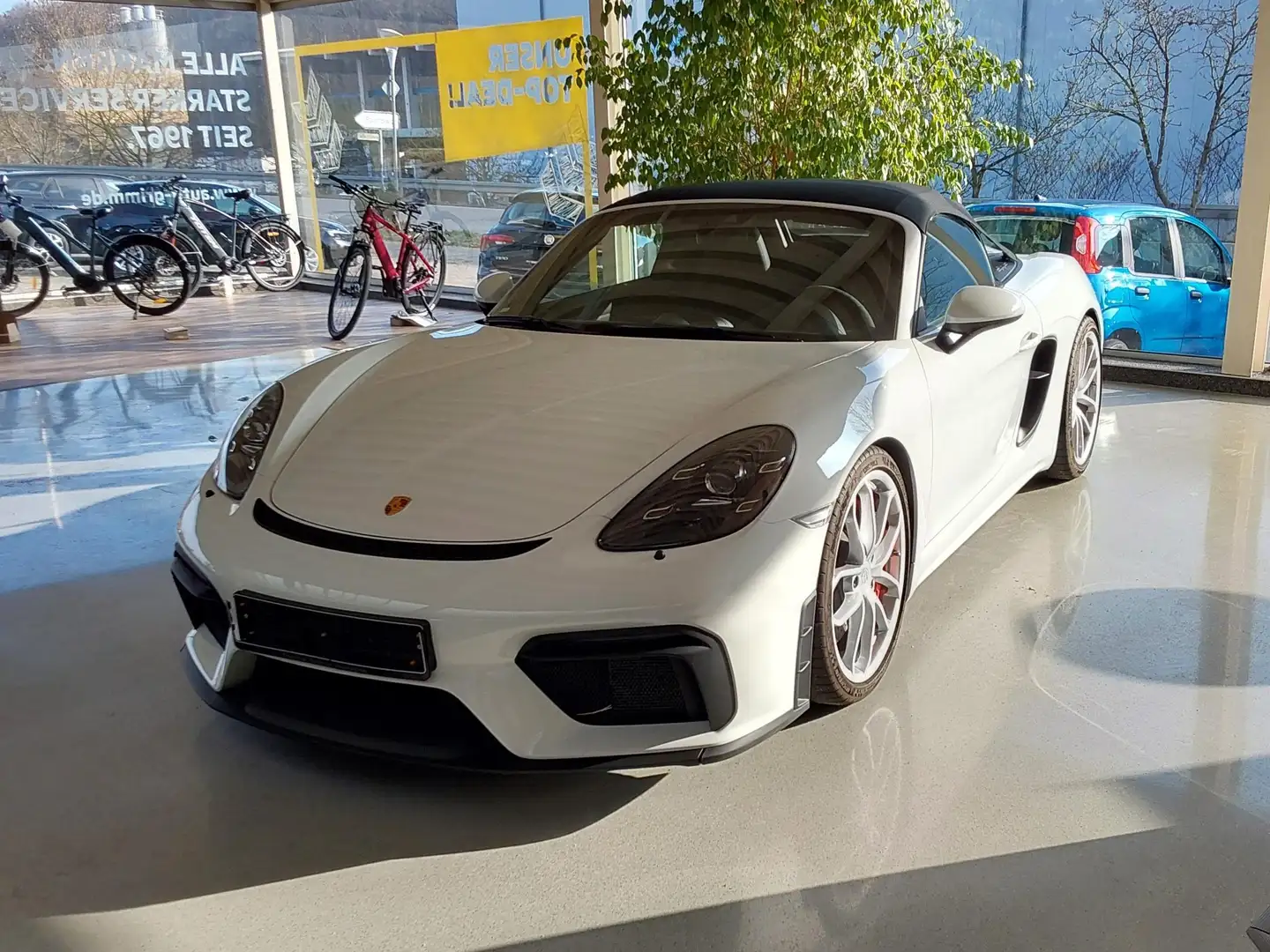 Porsche 718 Spyder Spyder Blanc - 2