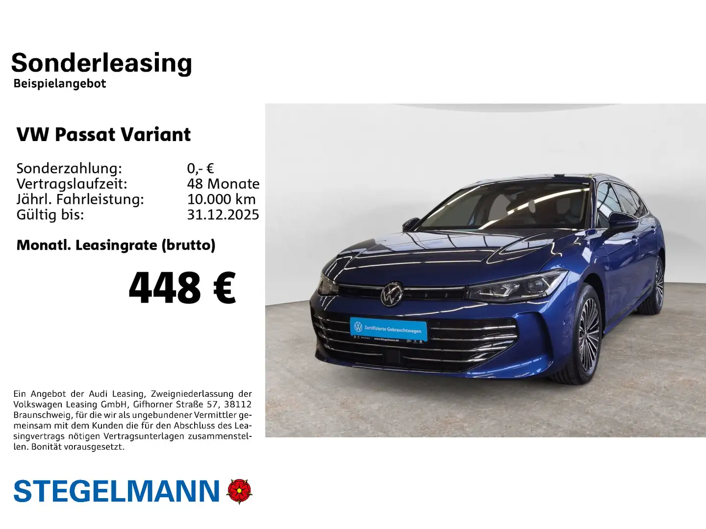 Volkswagen Passat Variant 2.0 TDI DSG Elegance *AHK*Standhz Bleu - 2