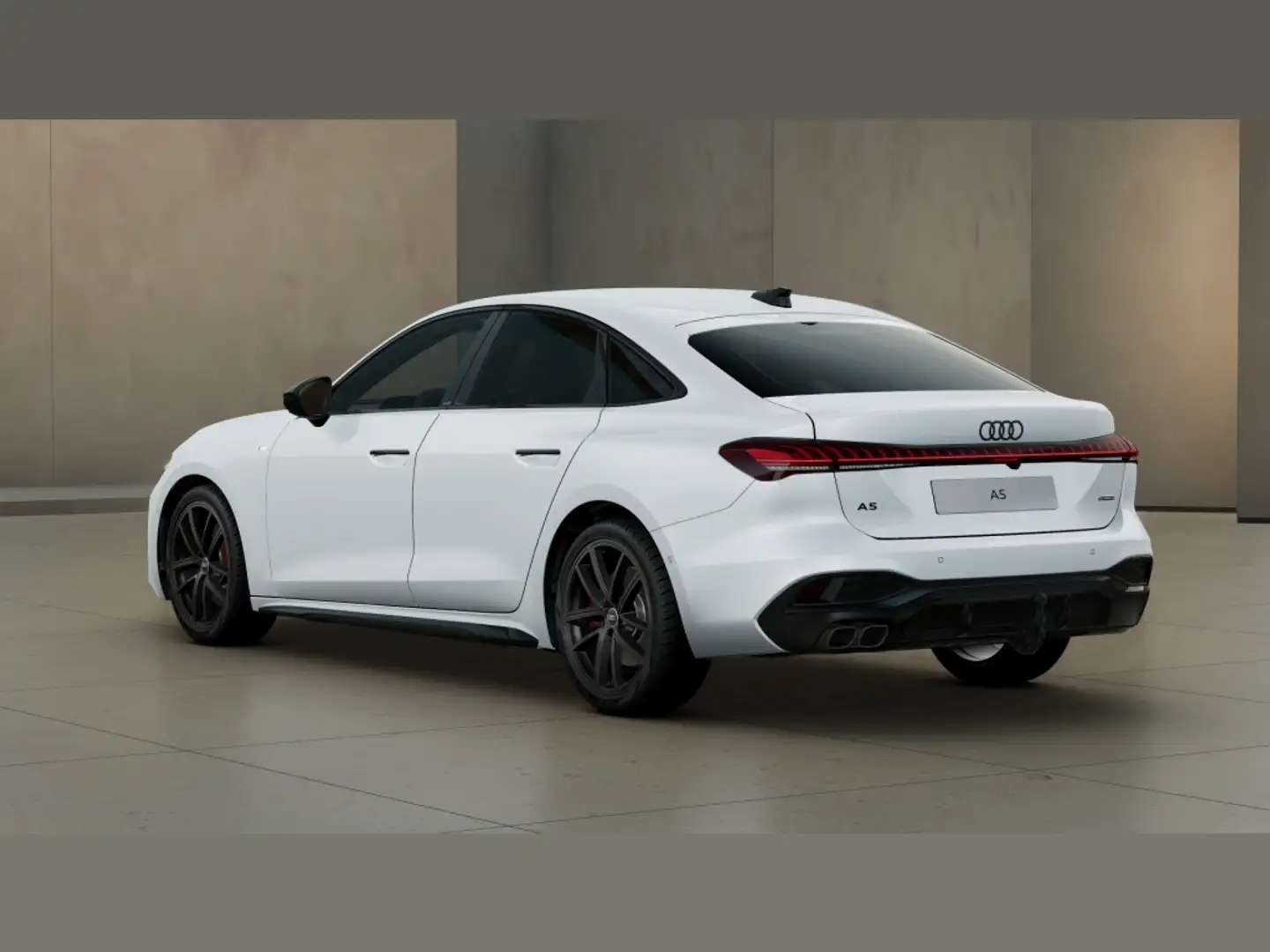 Audi A5 Limousine TDI quattro S line Blanc - 2