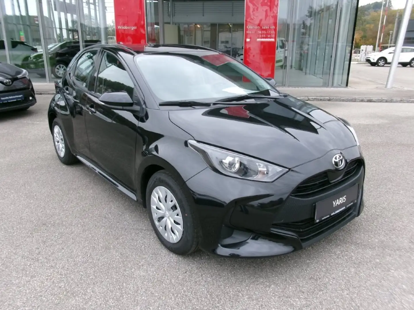 Toyota Yaris 1,0 VVT-i Active !!! TOP FINANZIEREN Schwarz - 1