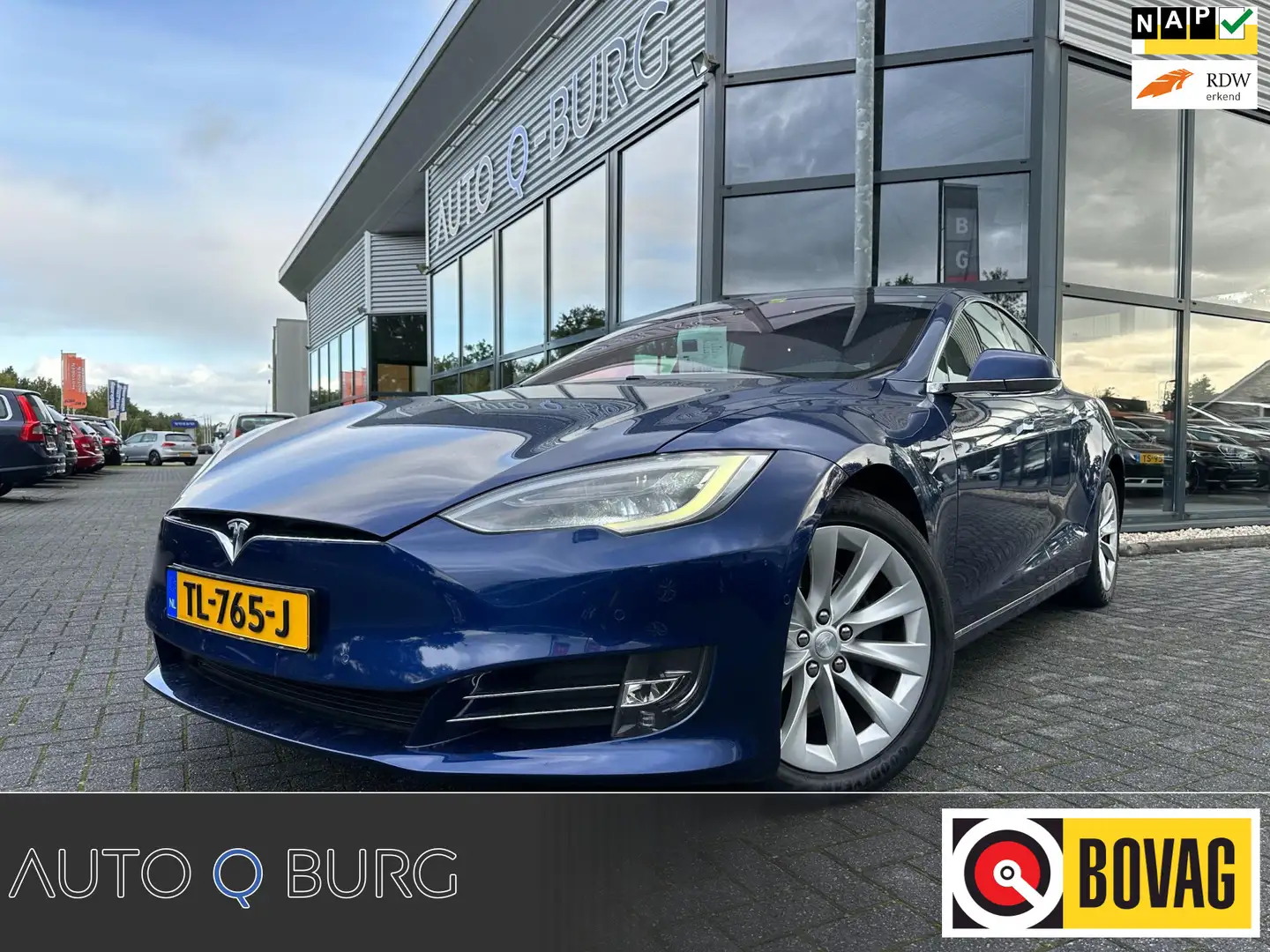 Tesla Model S 100D AWD Leer|INCL BTW| 1e eig. Full Autopilot| Al Blauw - 1