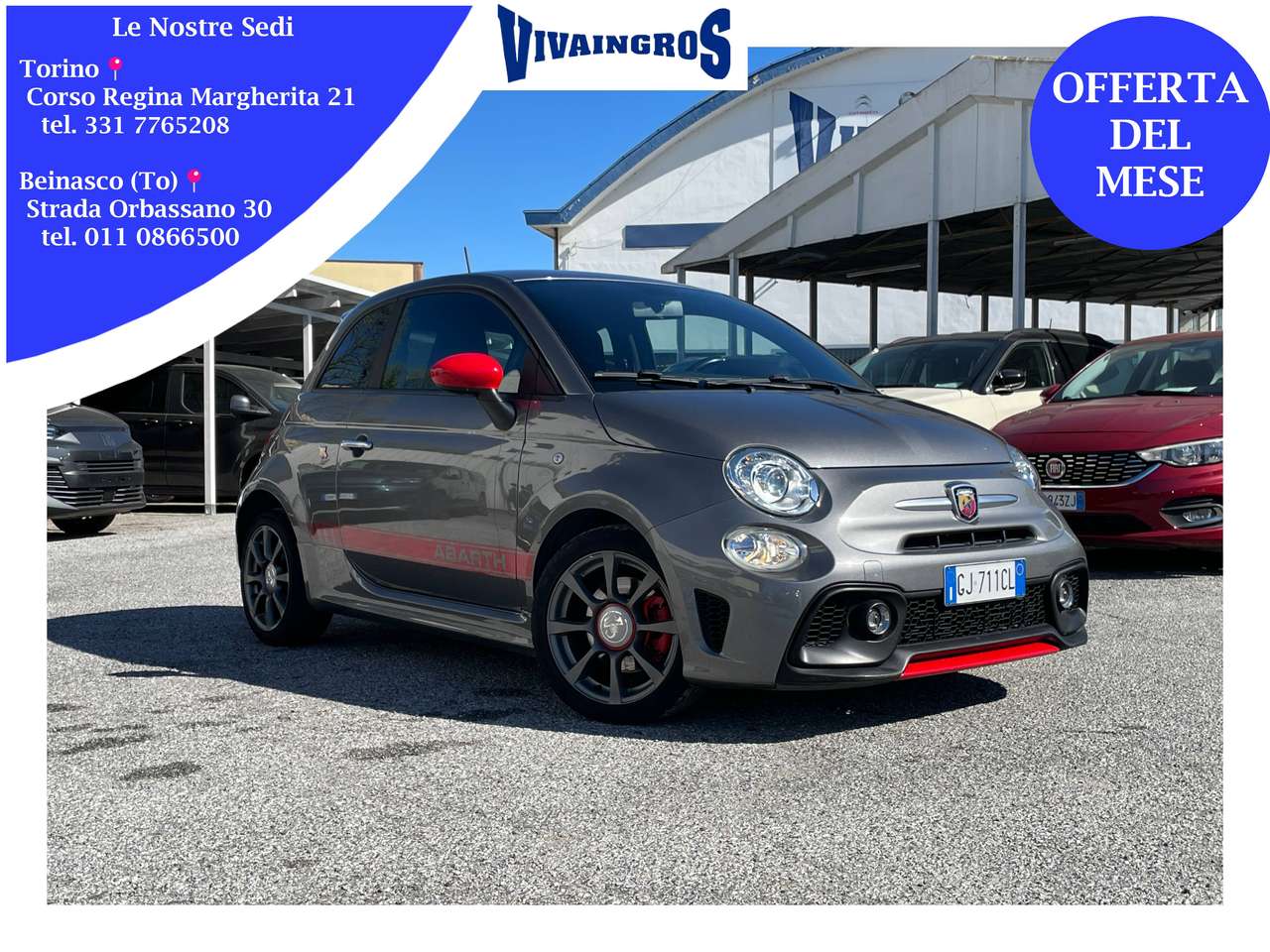 Abarth 595 1.4 Turbo T-Jet 145CV / IN PRONTA CONSEGNA