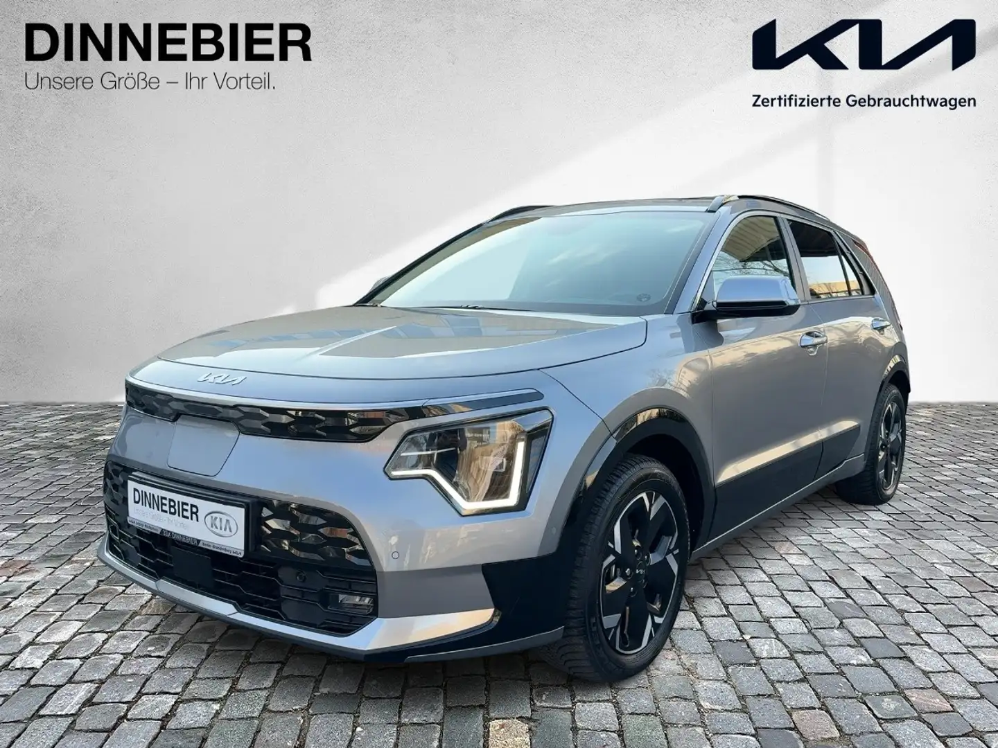 Kia Niro EV Inspiration LED+Glasdach+Navi+Kamera Grau - 2