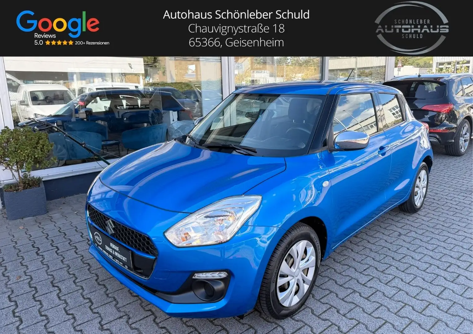 Suzuki Swift *2. HAND*KLIMA*BLUETOOTH*SCHECKHEFT* Bleu - 1