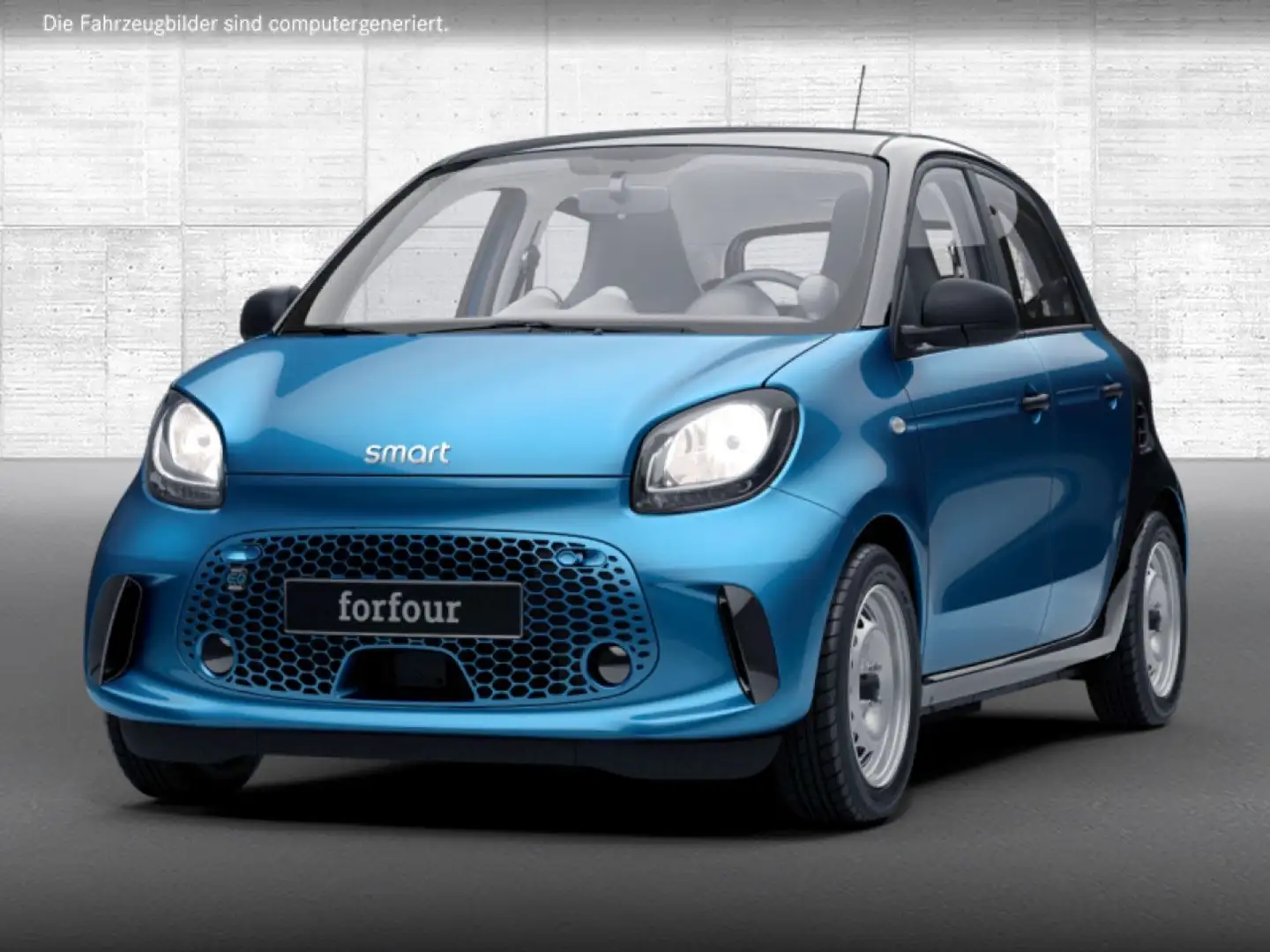 smart forFour EQ 60kWed cool&Audio SHZ Dig Radio Tempom Blau - 2
