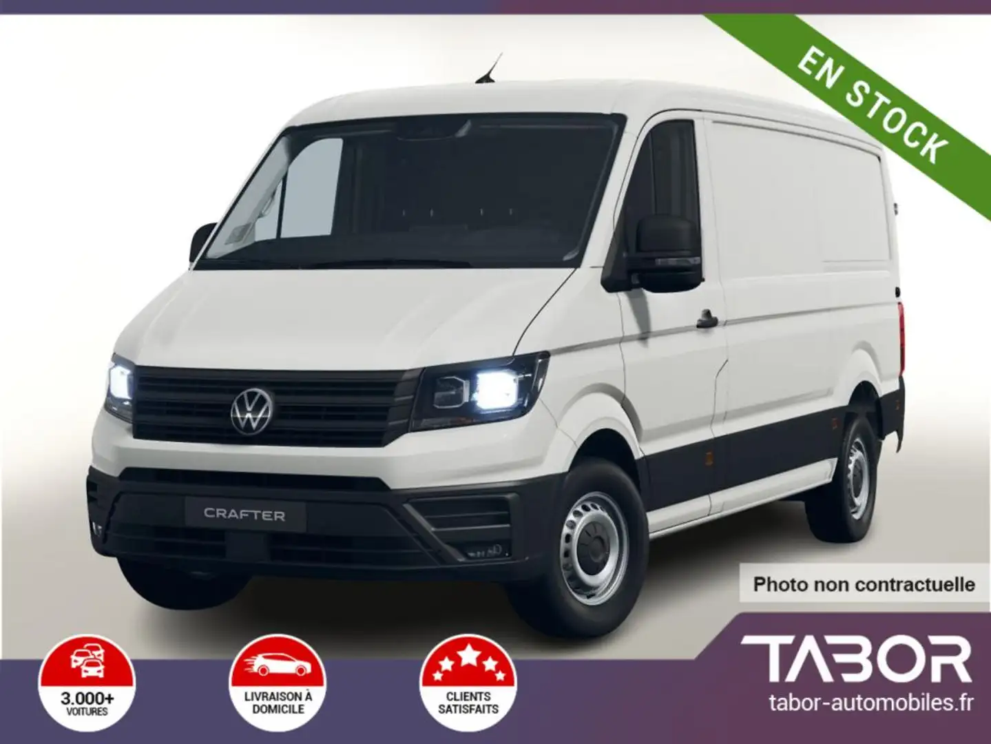 Volkswagen Crafter 35 2.0 TDI 140 AT8 L3H2 3pl Blanc - 1