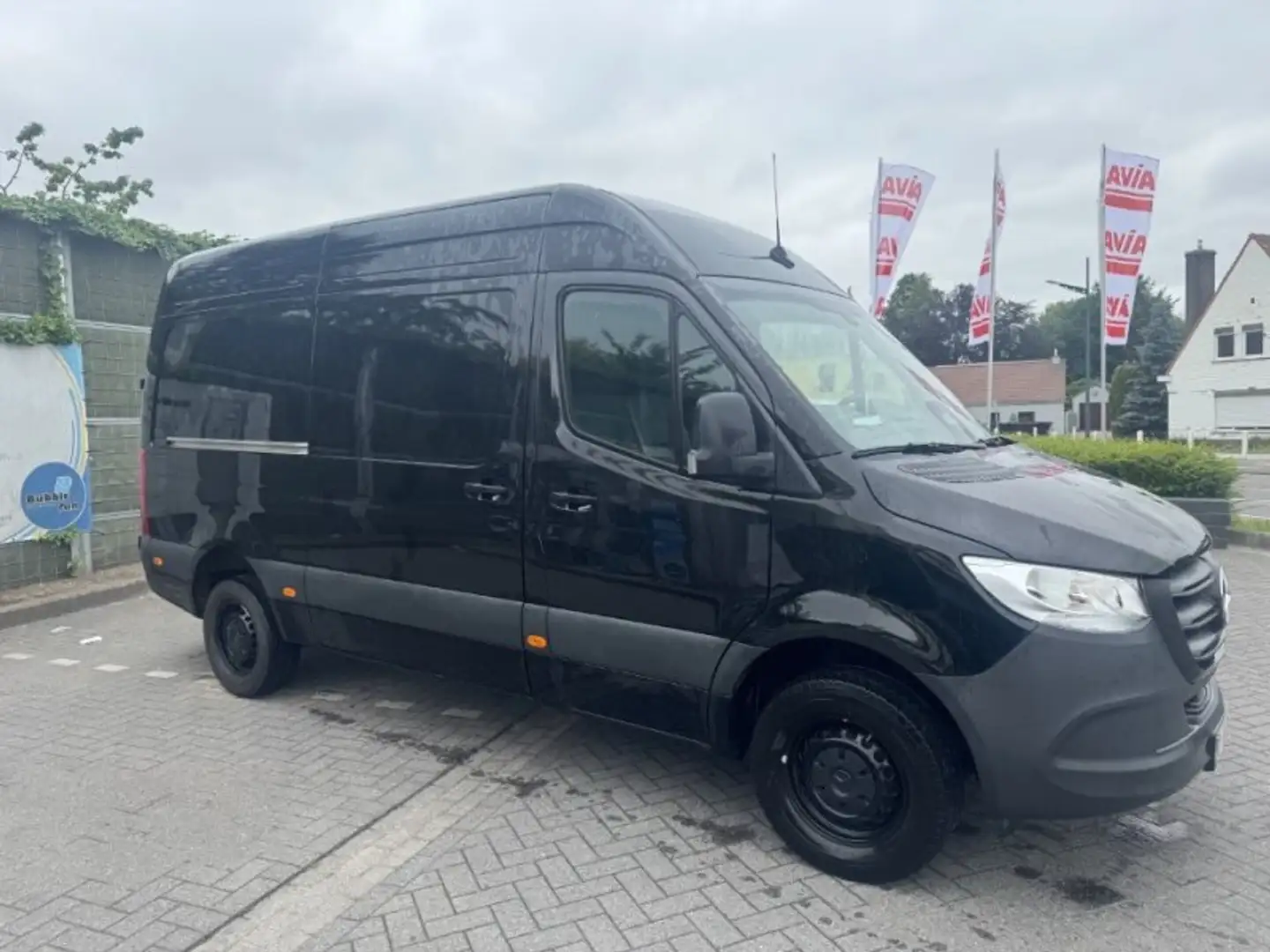 Mercedes-Benz Sprinter 317 CDI Sprinter Standard HA 9G-TRONIC-BTW WAGEN Zwart - 1