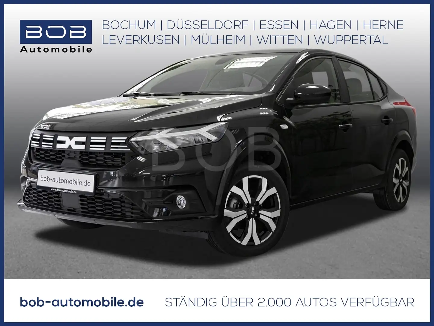 Dacia Logan Black Edition TCe 90 CVT 8-fach bereift NAVI SHZ P Negro - 1