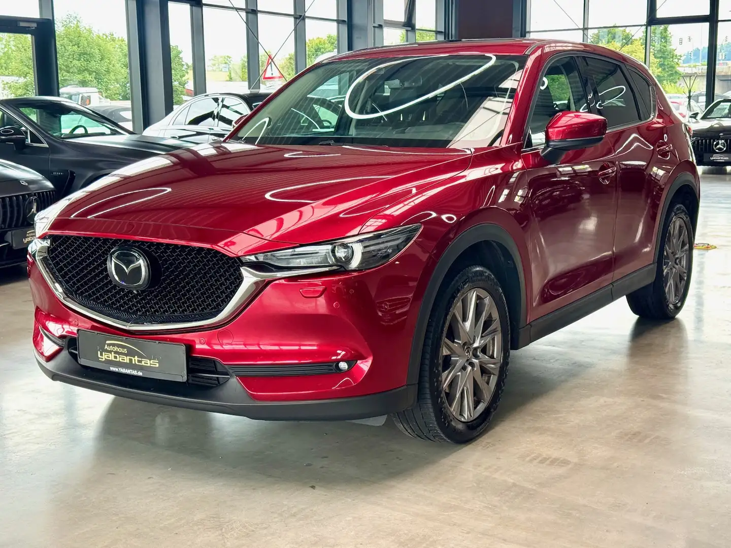 Mazda CX-5 Sports-Line AWD 360-Kamera Head-UP SHD Leder Klima Rot - 1