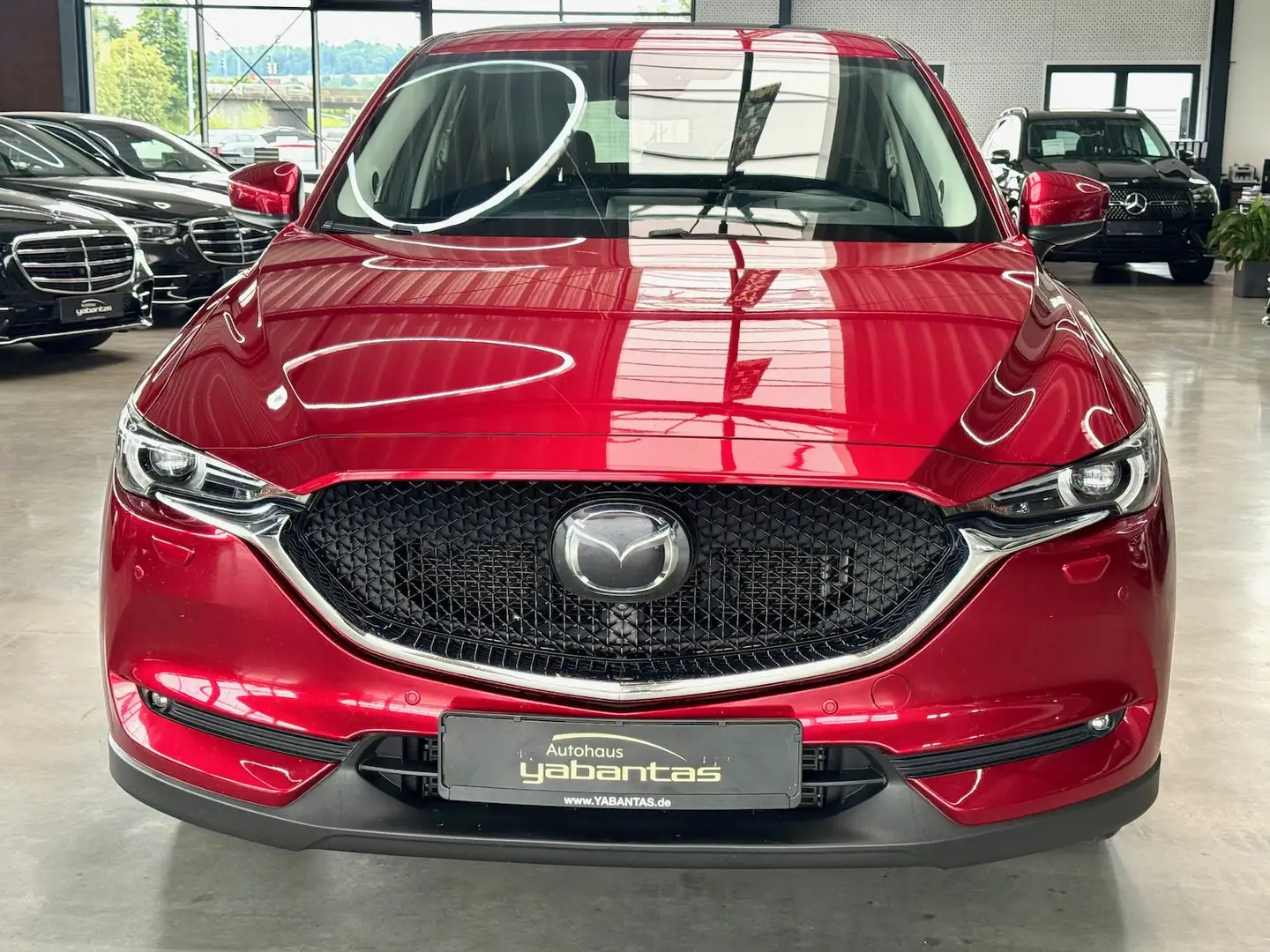 Mazda CX-5 Sports-Line AWD 360-Kamera Head-UP SHD Leder Klima Rot - 2