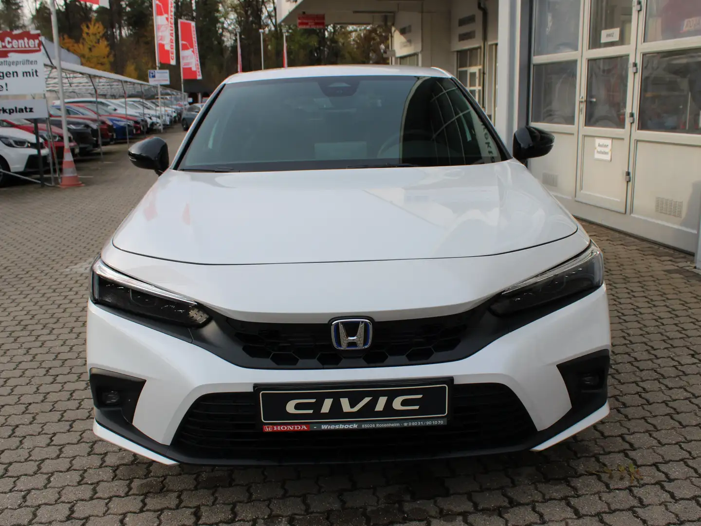 Honda Civic 2,0 e:HEV Sport White - 2