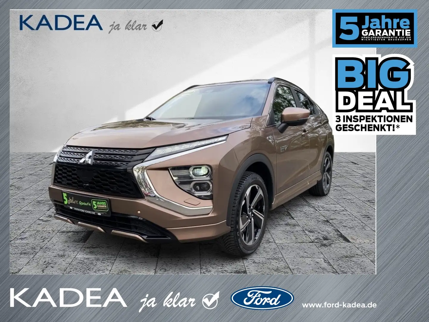 Mitsubishi Eclipse Cross 2.4 MIVEC PHEV Plus Select ACC+LED Bruin - 1