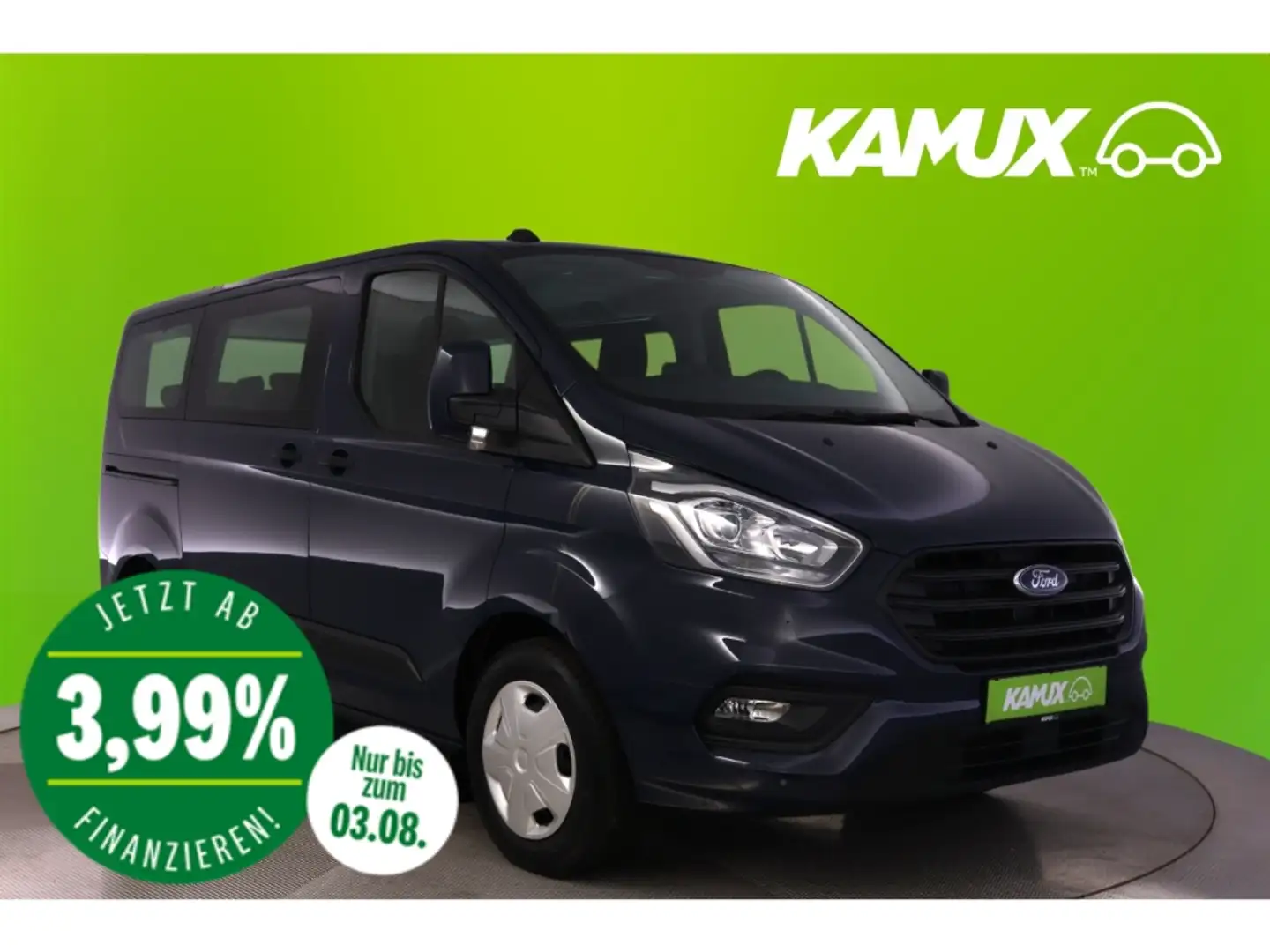 Ford Transit Custom 2.0TDCi  L1 Trend+NAVI+9-SITZE Albastru - 1