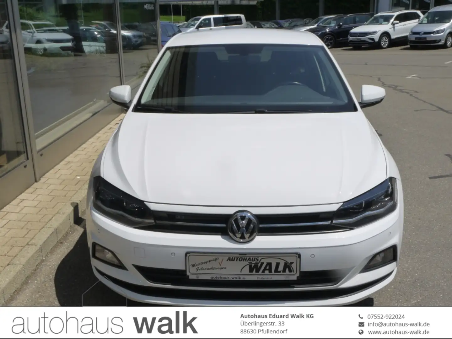 Volkswagen Polo 1.6 TDI Comfortline NAVI DAB LED RFK Blanc - 1