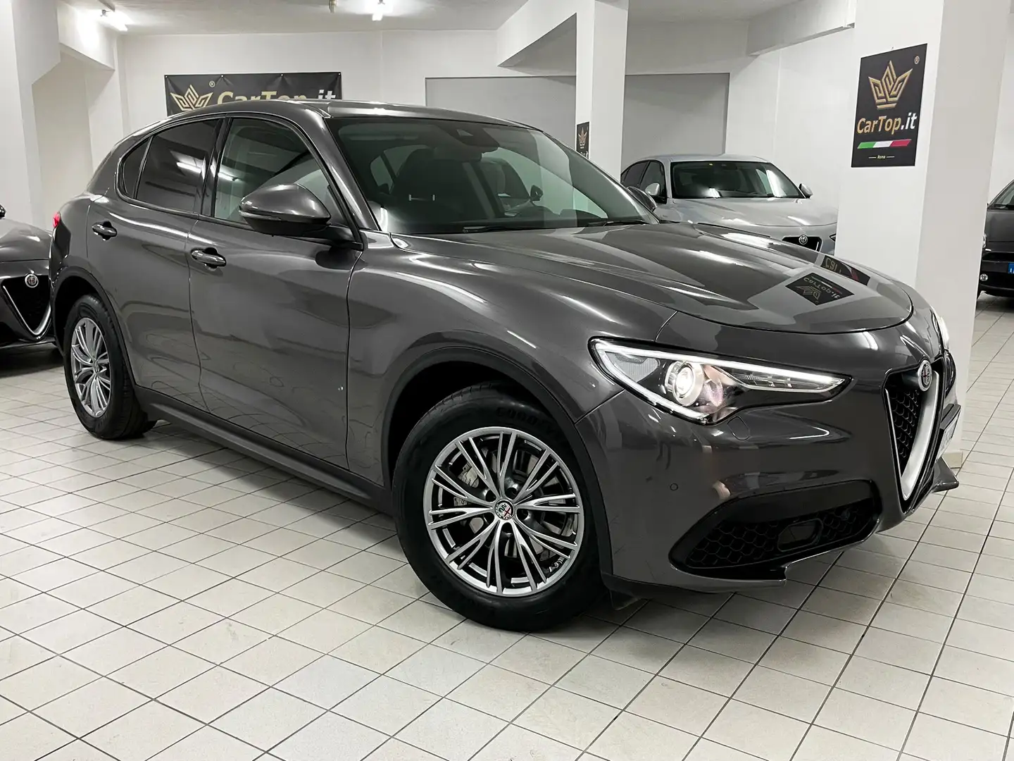 Alfa Romeo Stelvio 2.2 TD 160 CV BUSINESS AT8 NAVI 18" VETRI SCURI Grigio - 2