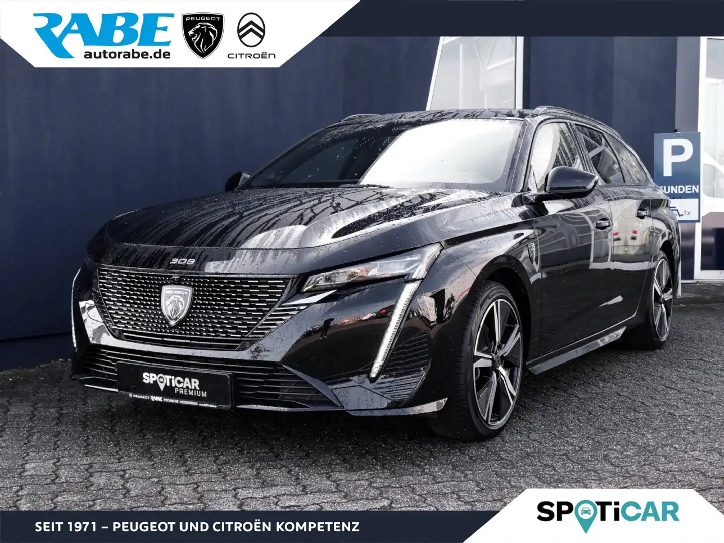 Peugeot 308 SW GT 130 PT Auto+Matrix-LED+Kamera 360 Klima Schwarz - 1