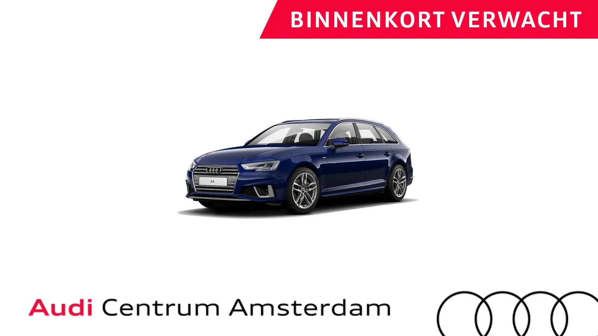 Audi A4 Avant 40 TFSI Sport S line edition 191pk | Panoram Blauw - 1