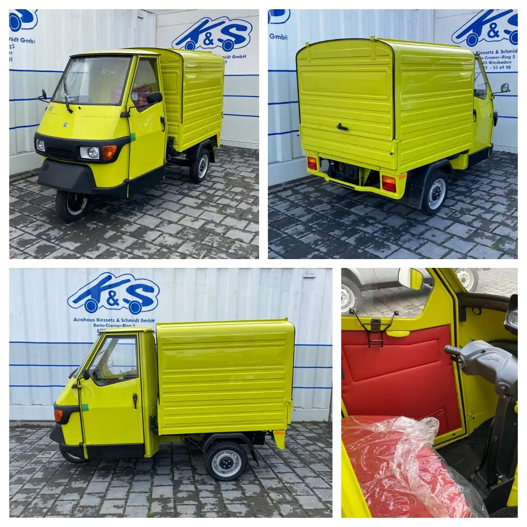 Piaggio Ape 50 Kasten *Alle Farben Sofort Verfügbar* Nero - 2