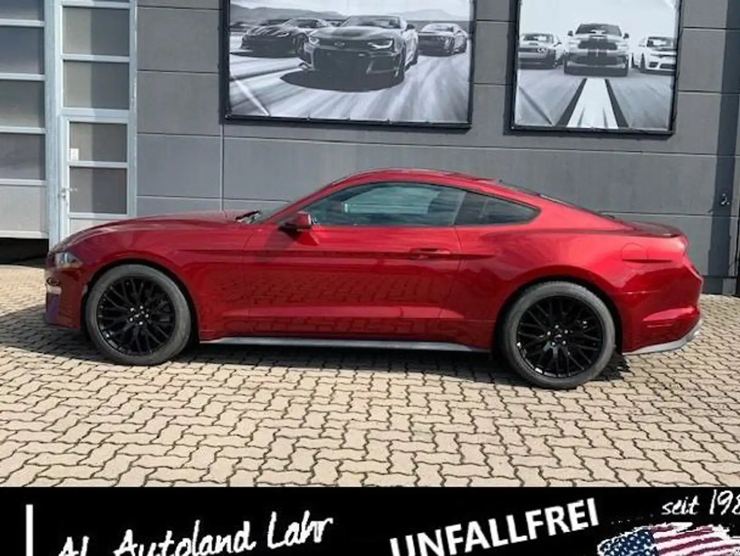 Ford Mustang Premium 2.3 Leder Facelift Unfallfrei CARFAX Rot - 2