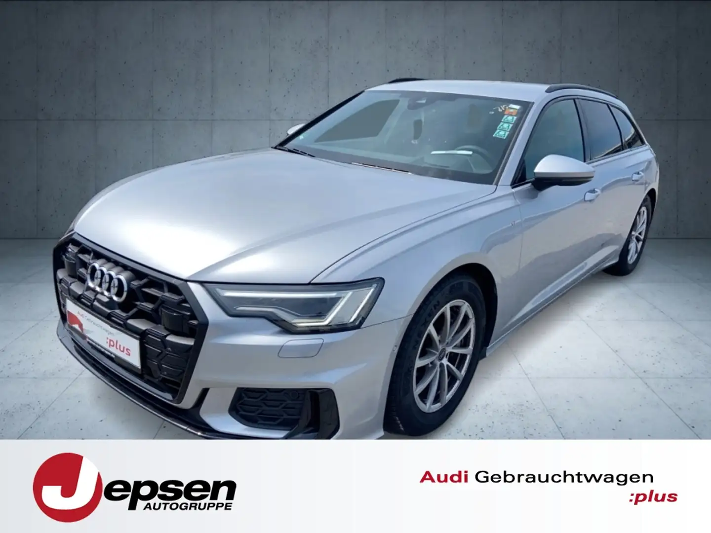 Audi A6 Avant Design S line 45 TFSI S tr. HUD Matrix Zilver - 1