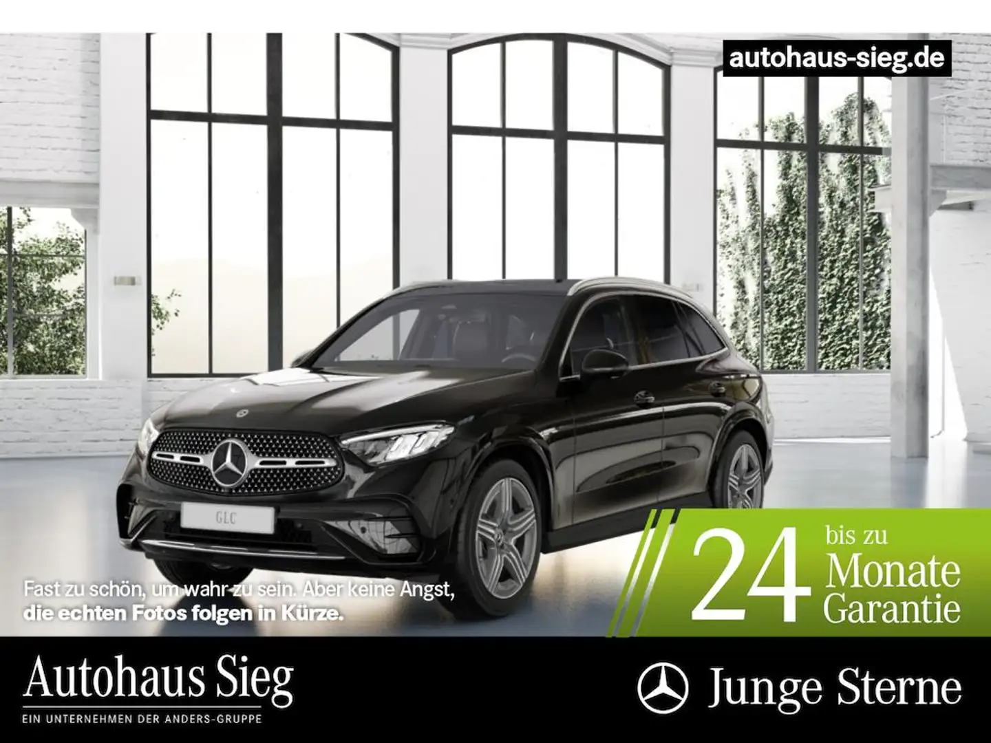 Mercedes-Benz GLC 300 4M AMG AdvPlus+MBUX+Pano+AHK+LED+Memo+36 Schwarz - 1